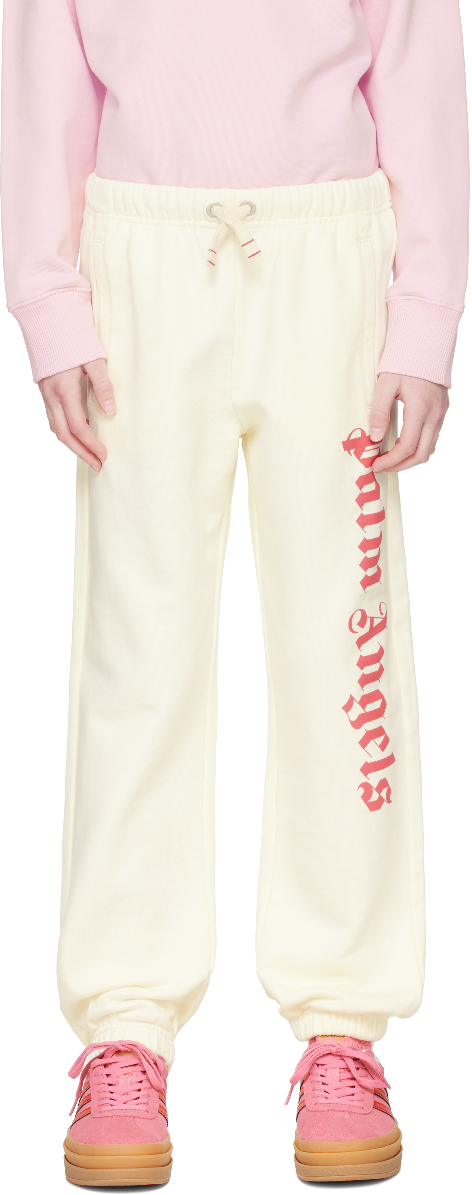 キッズ用ボトムス Palm Angels CLASSIC OVERLOGO SWEAT PANTS Palm Angels Little Boy's & Boy's Classic Overlogo Sweatpants
