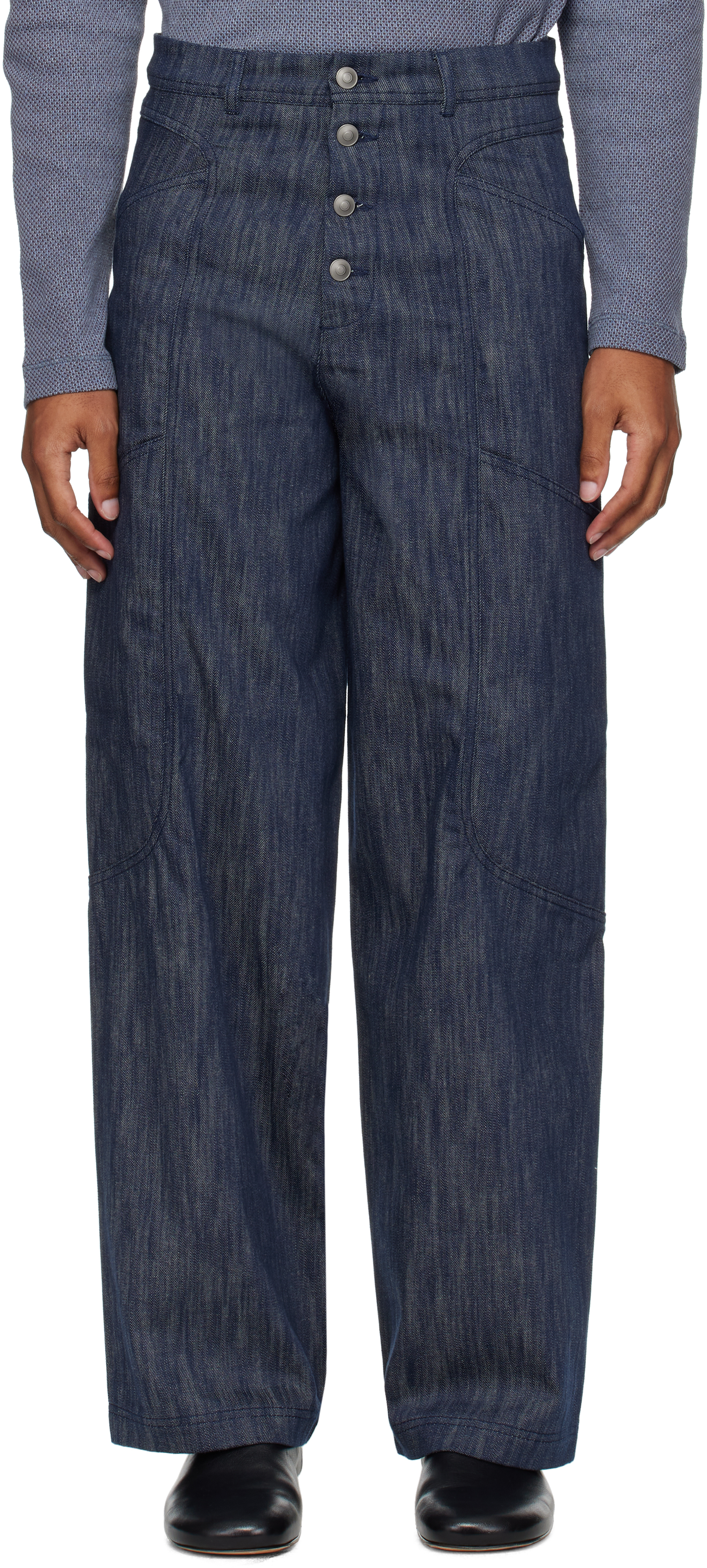 J.L - A.L _J. L - A. L_ Blue Mantle Jeans