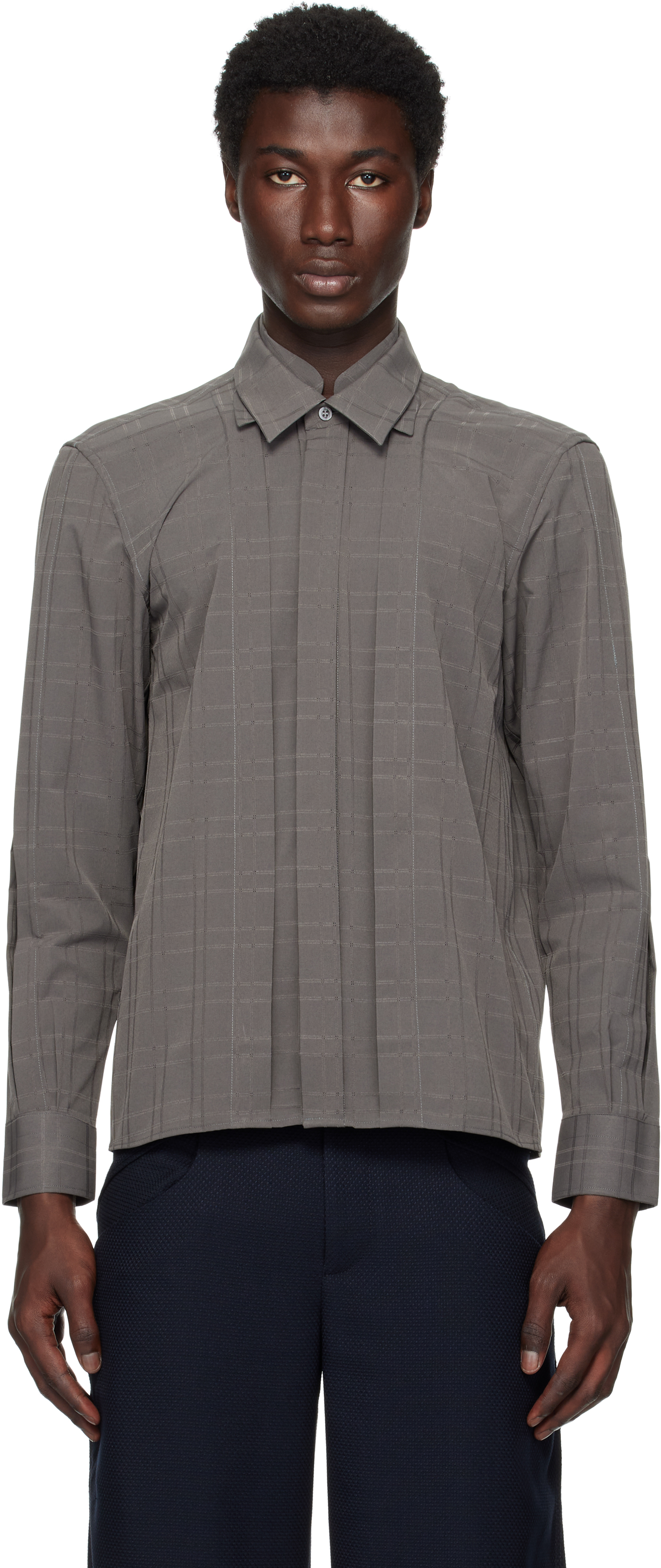 J.L - A.L _J. L - A. L_ Gray Palaeo Shirt