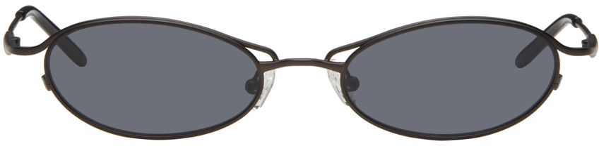 SSENSE Exclusive Black Ant Sunglasses