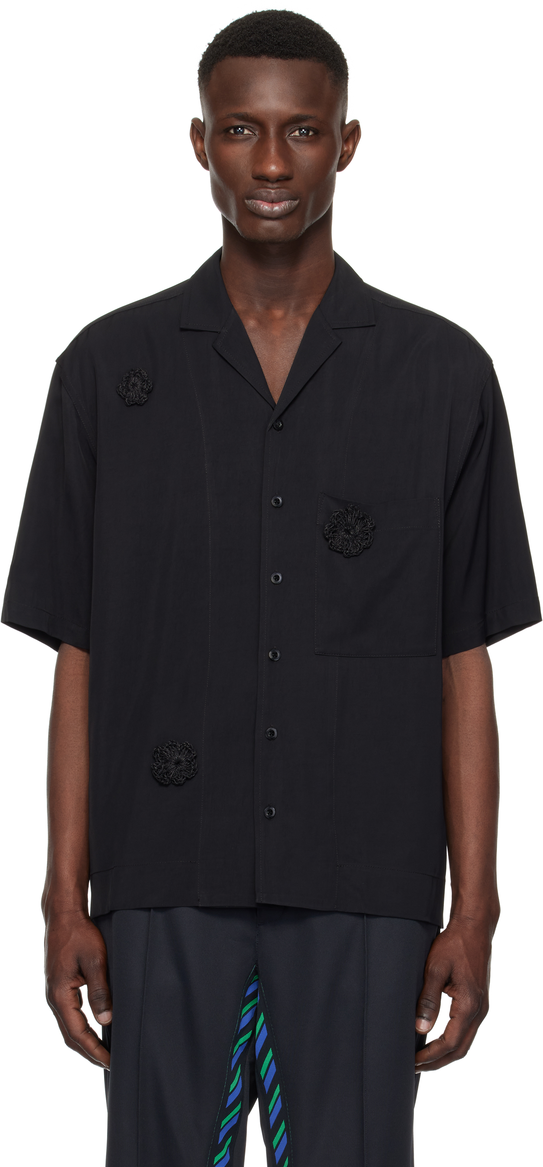 Black Daisy S/S Box Shirt