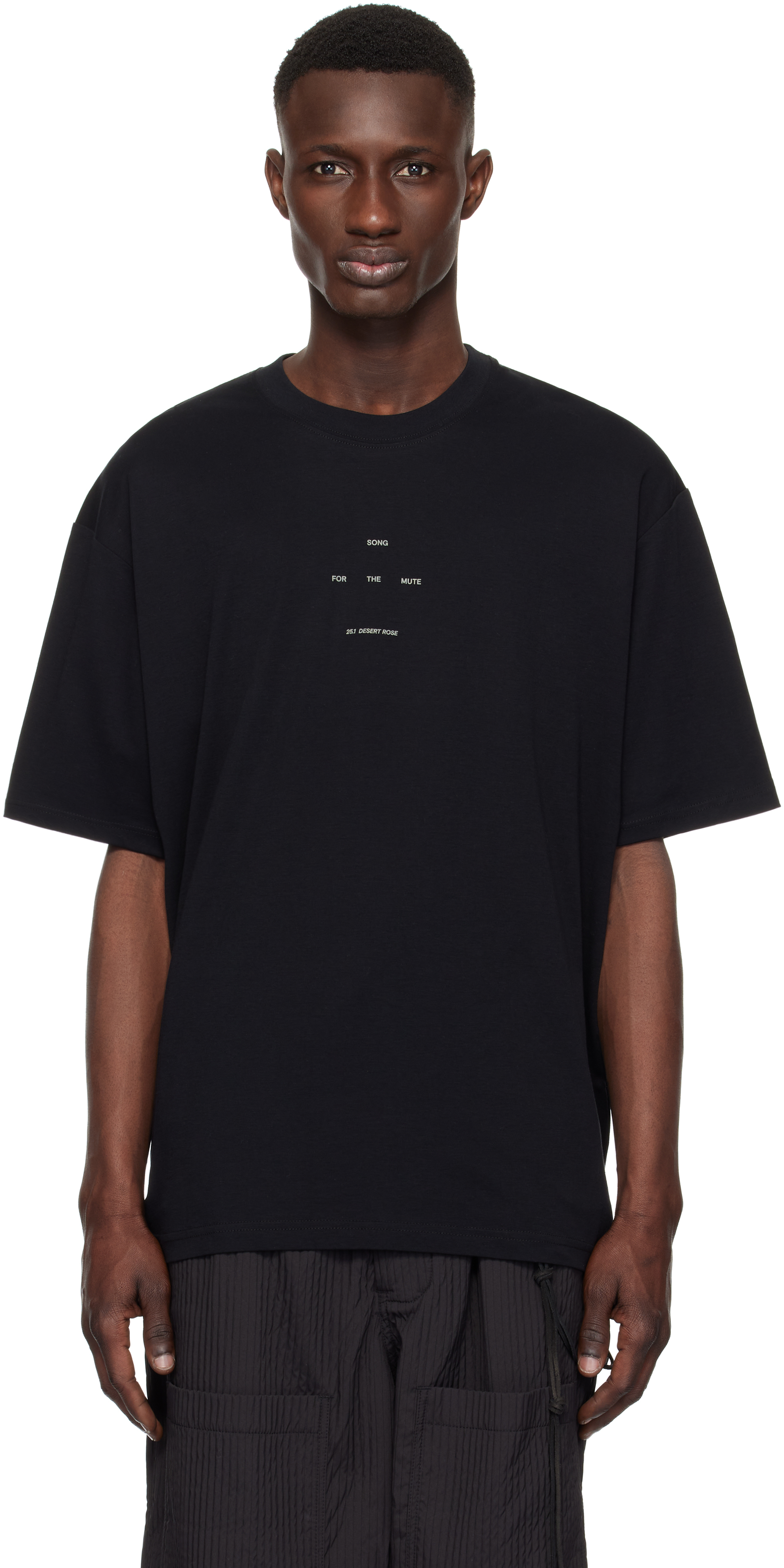 Black Logo Oversized T-shirt