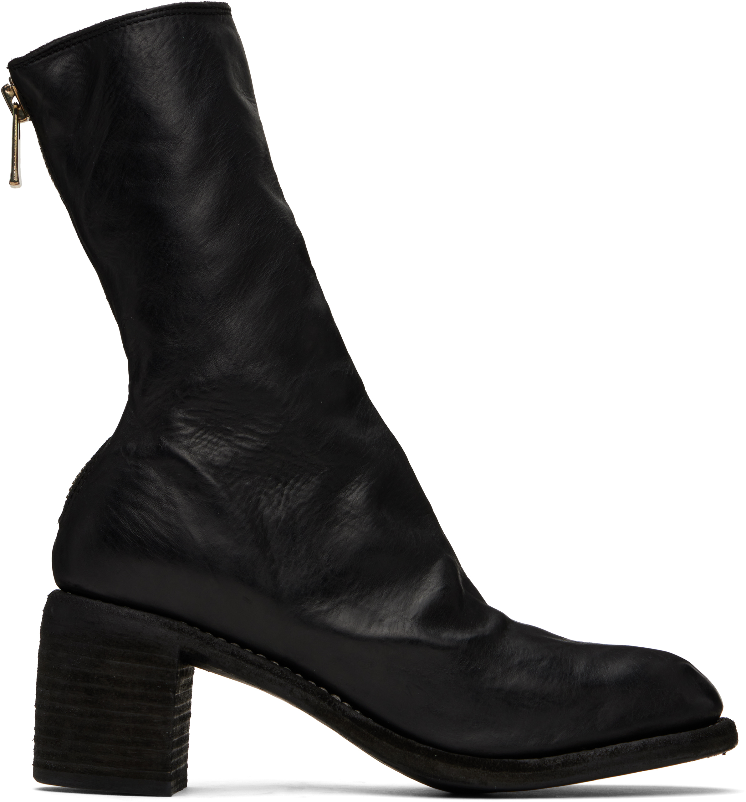 【関税込み】Guidi ブラック M88 ブーツ Guidi: Black M88 Boots | SSENSE