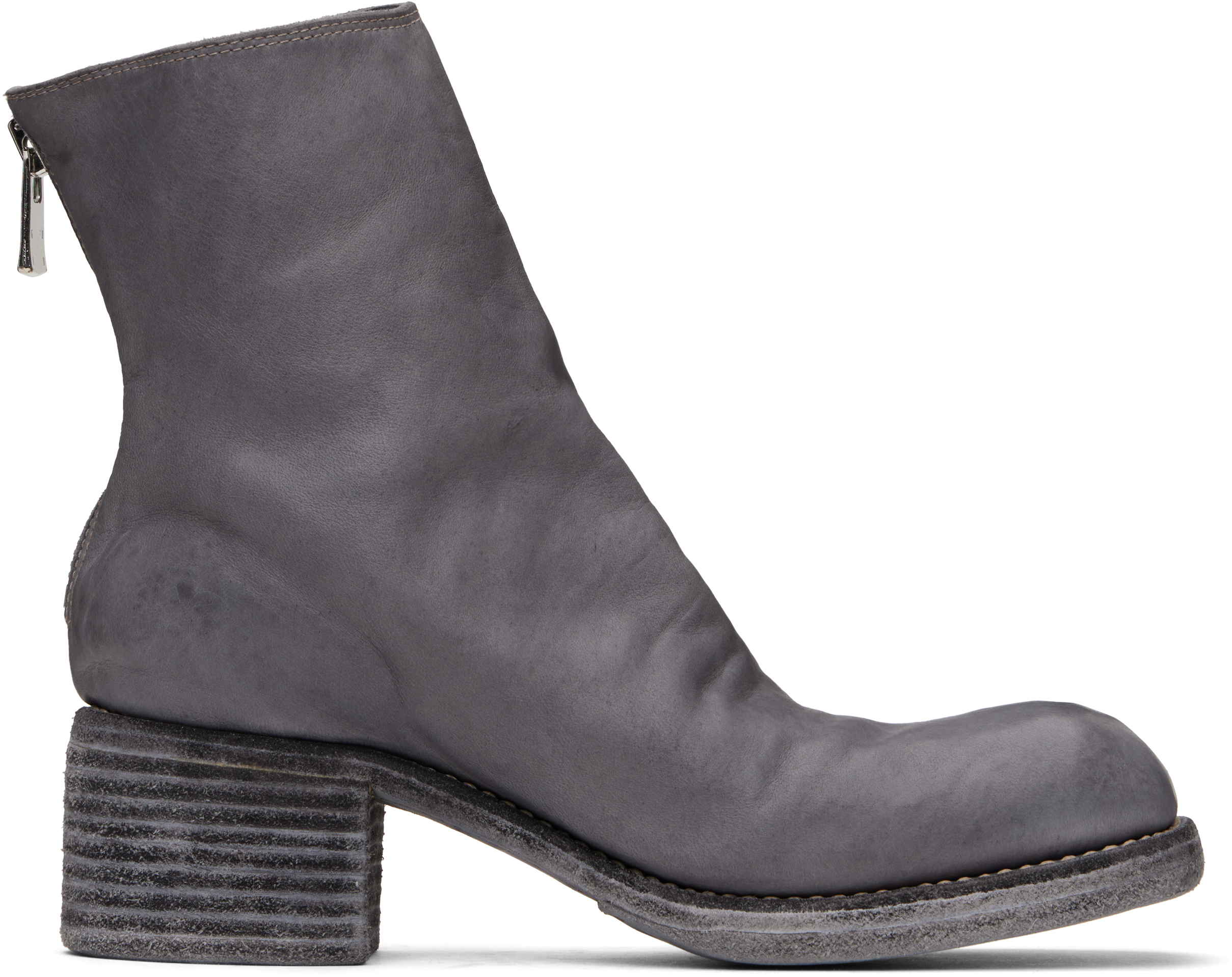 【関税込み】Guidi グレー 9086 ブーツ Guidi: Gray 9086 Boots | SSENSE