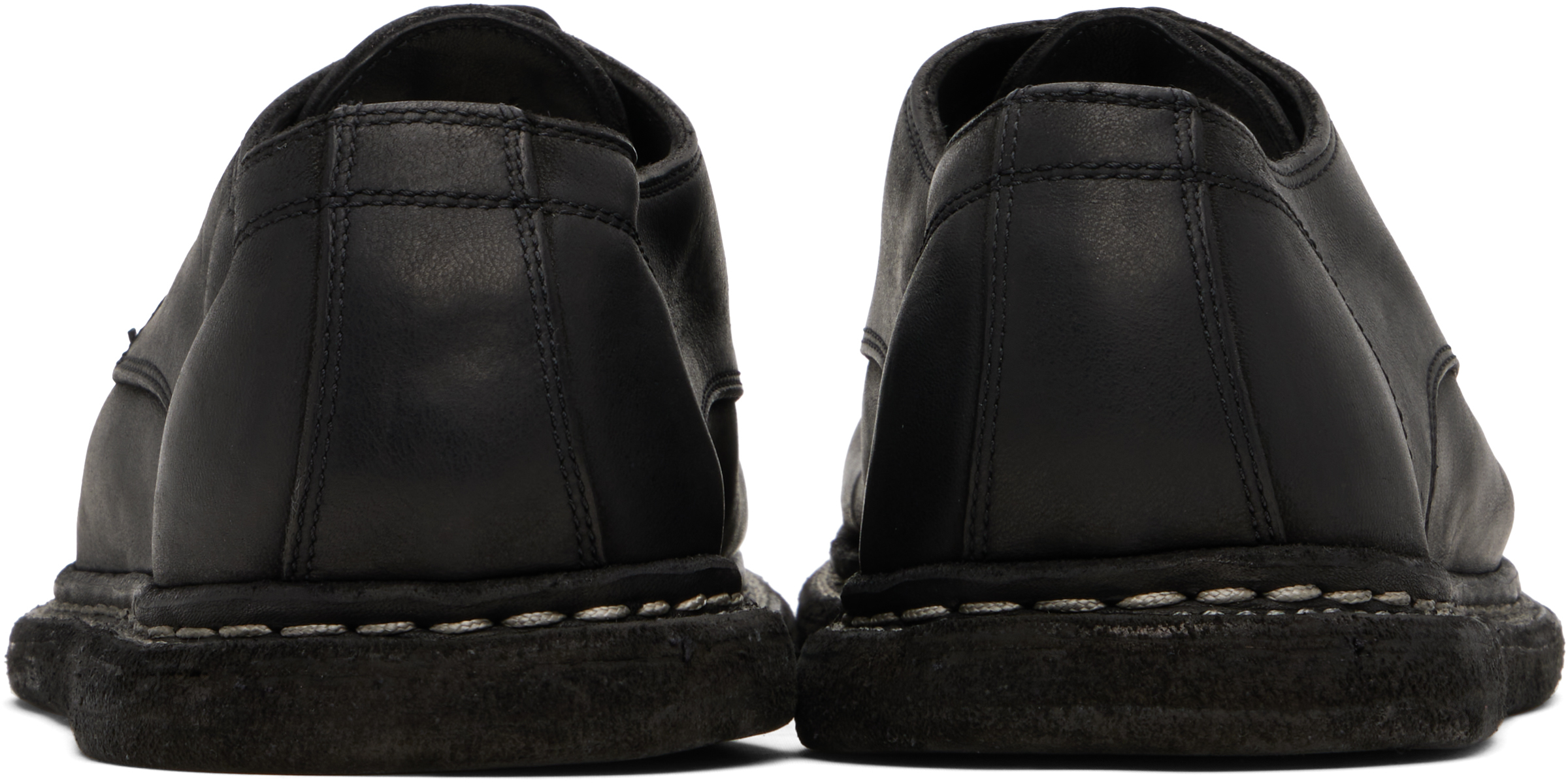 Guidi Black 9920 Oxfords