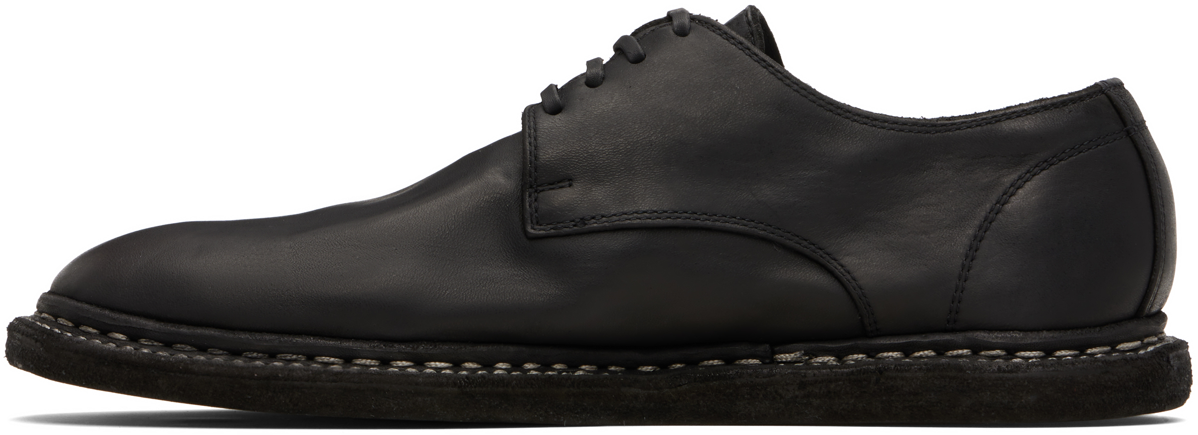 Guidi Black 9920 Oxfords