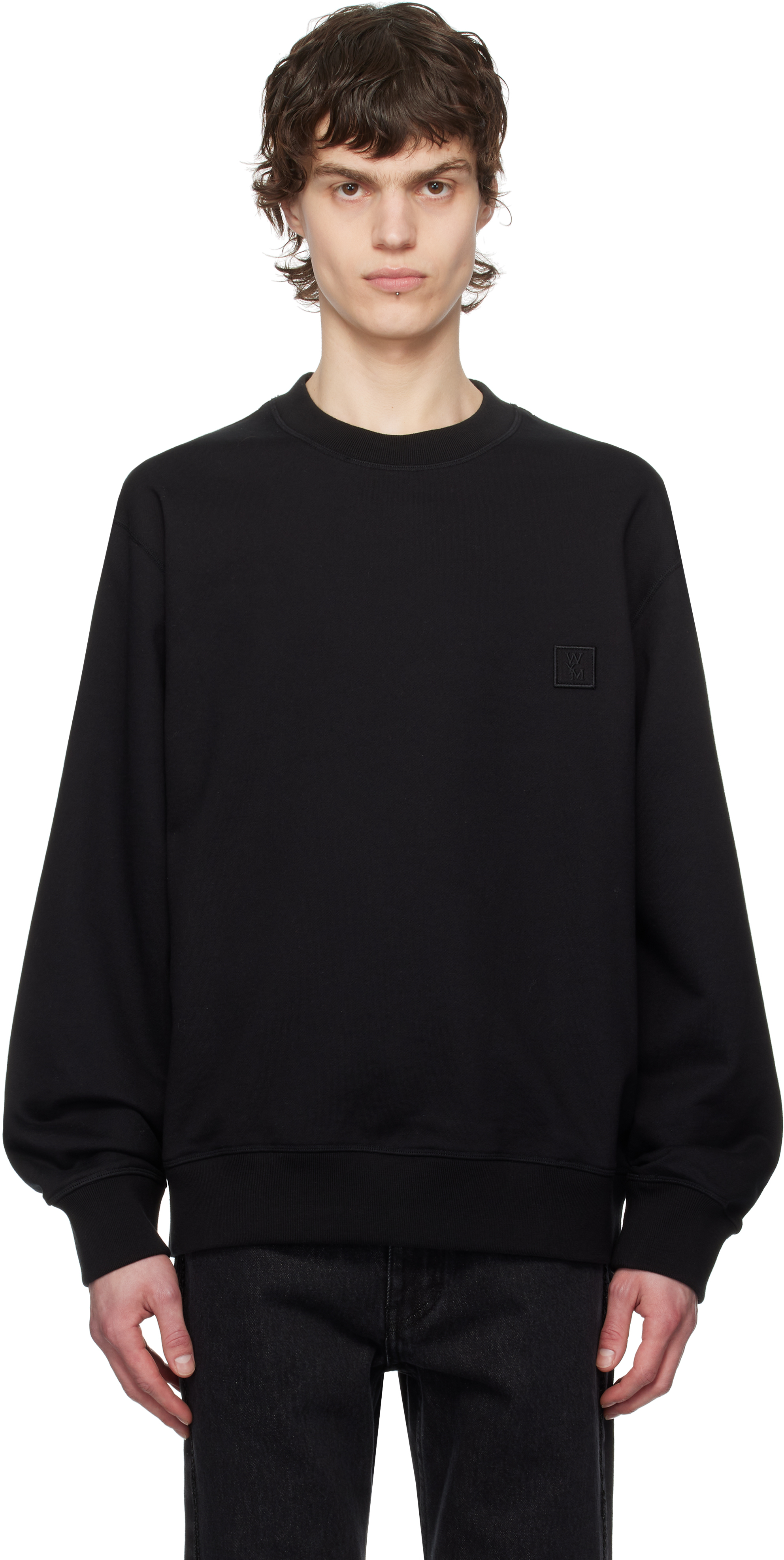 Black 3D Coral Back Logo Sweatshirt