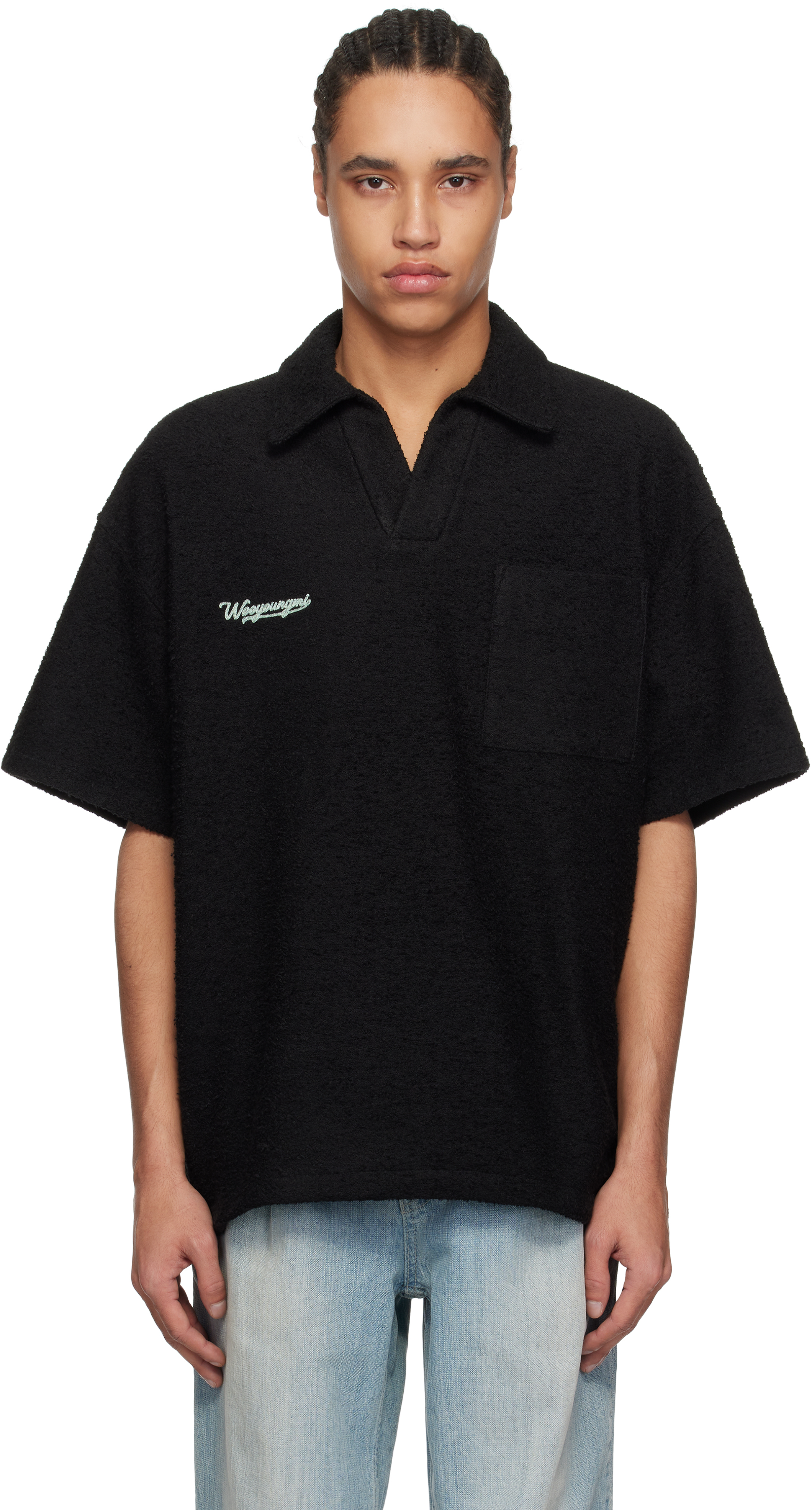 wooyoungmi-black-embroidered-