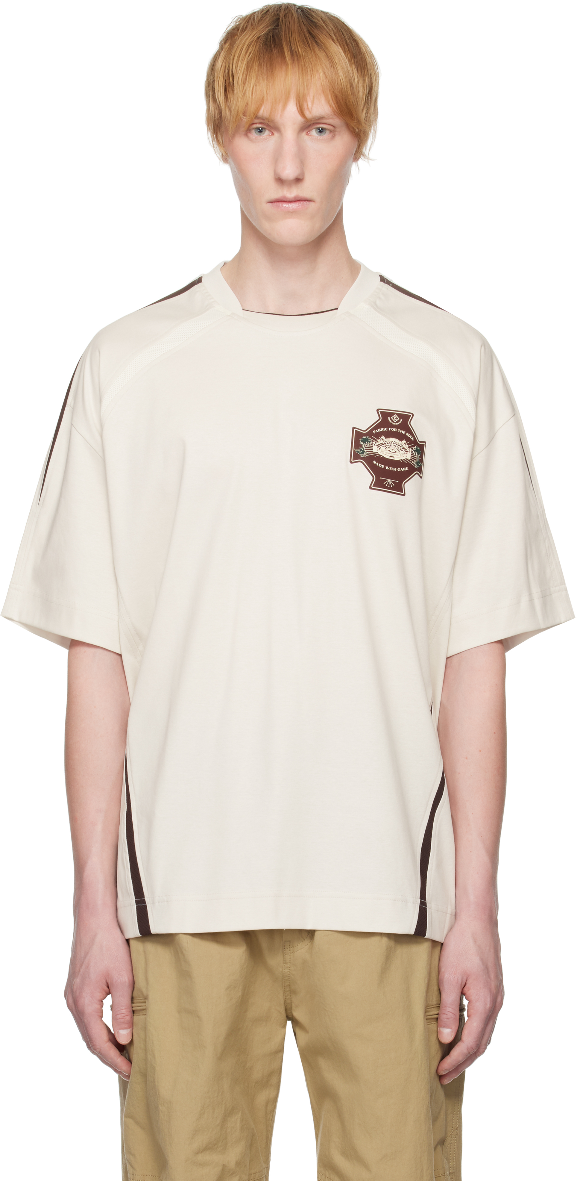 Beige Graphic T-shirt
