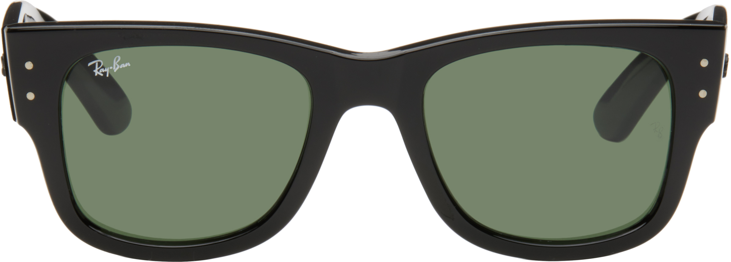 Black Mega Wayfarer Sunglasses