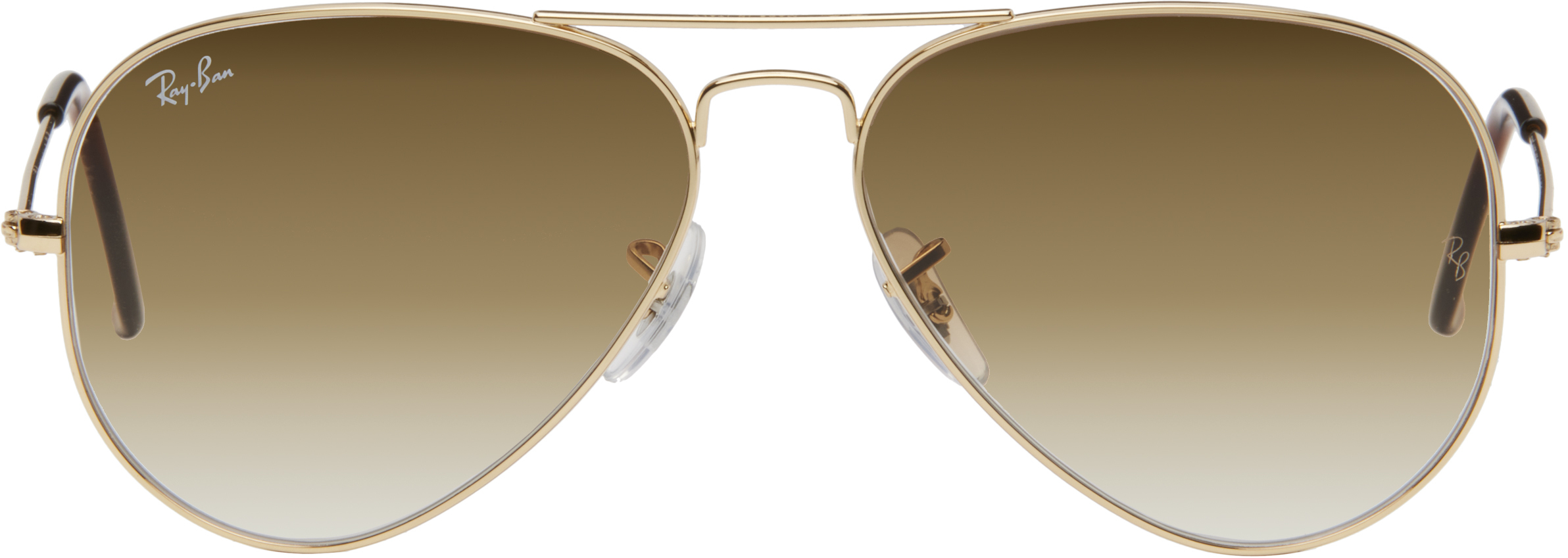 Gold Aviator Sunglasses