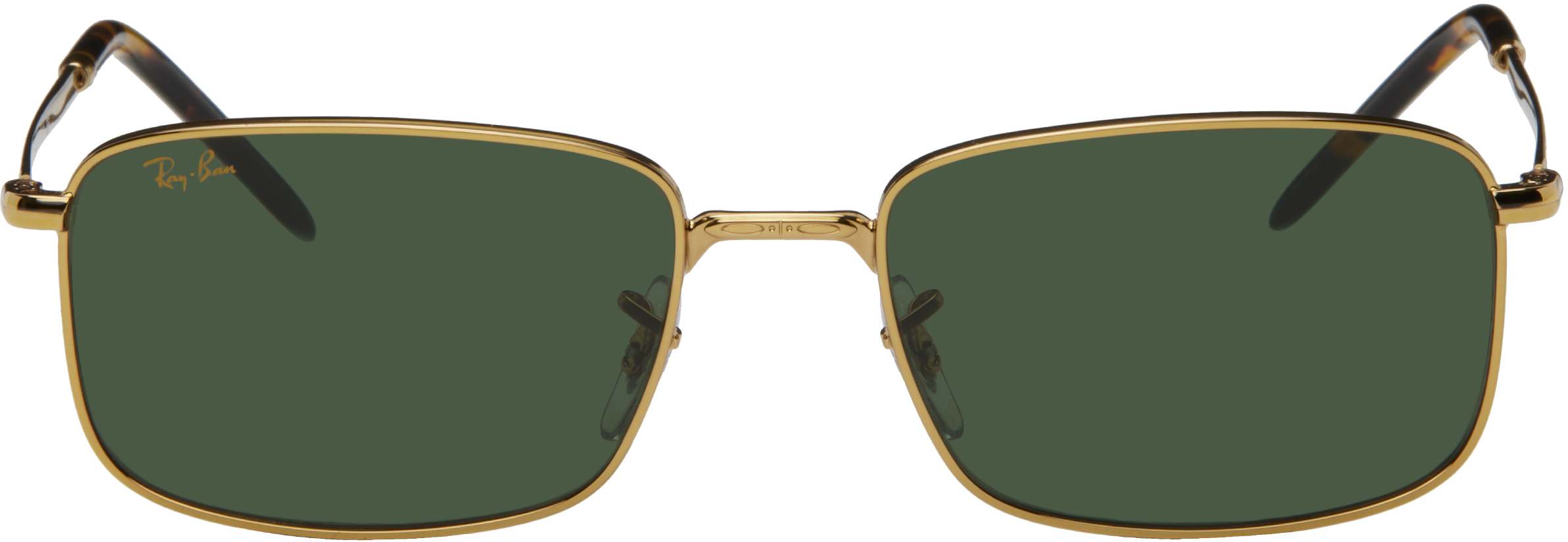 Ray-Ban: ゴールド RB3717 サングラス | SSENSE 日本
