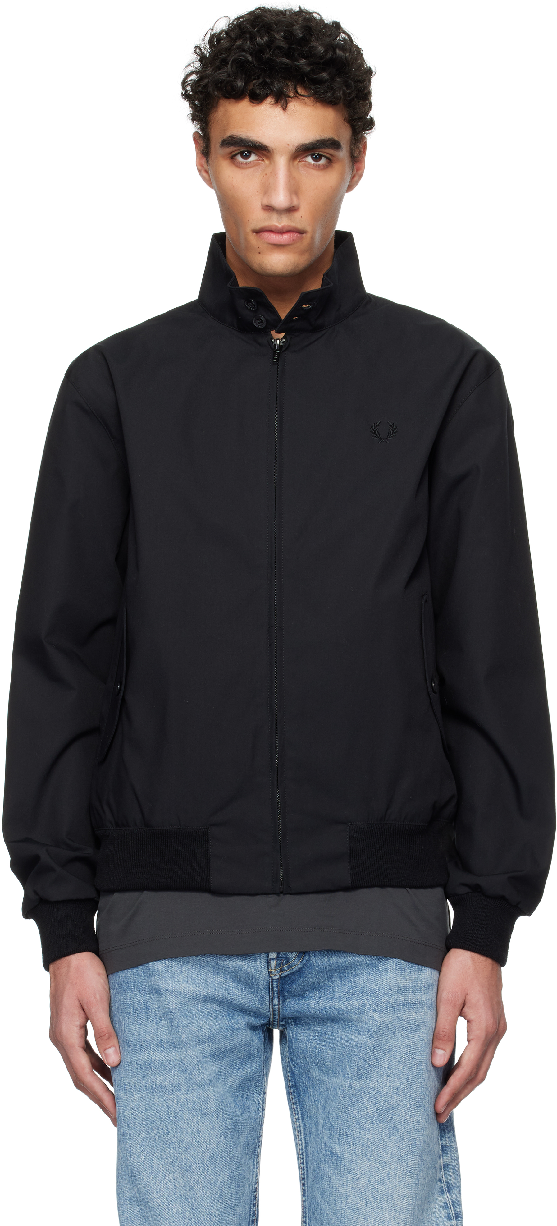 Black Harrington Jacket