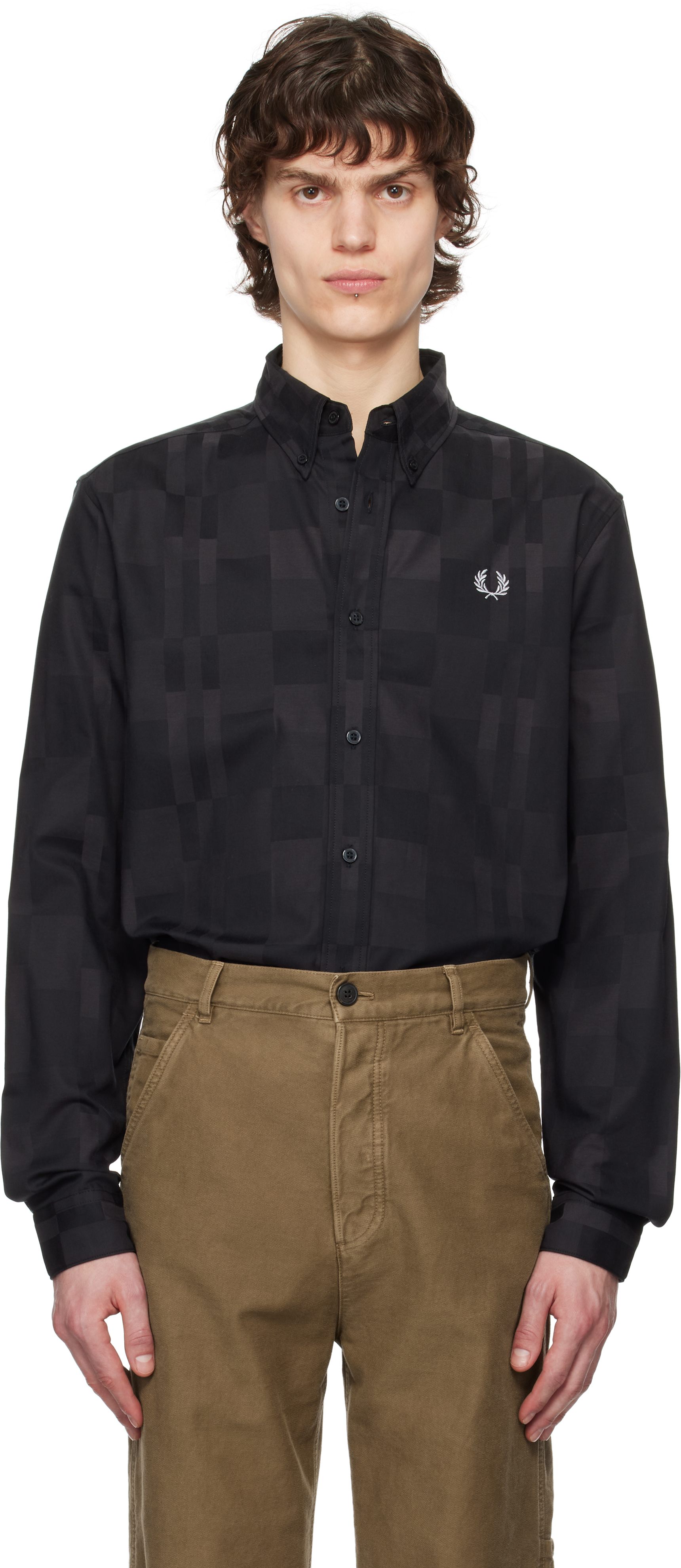 Black Checkerboard Shirt