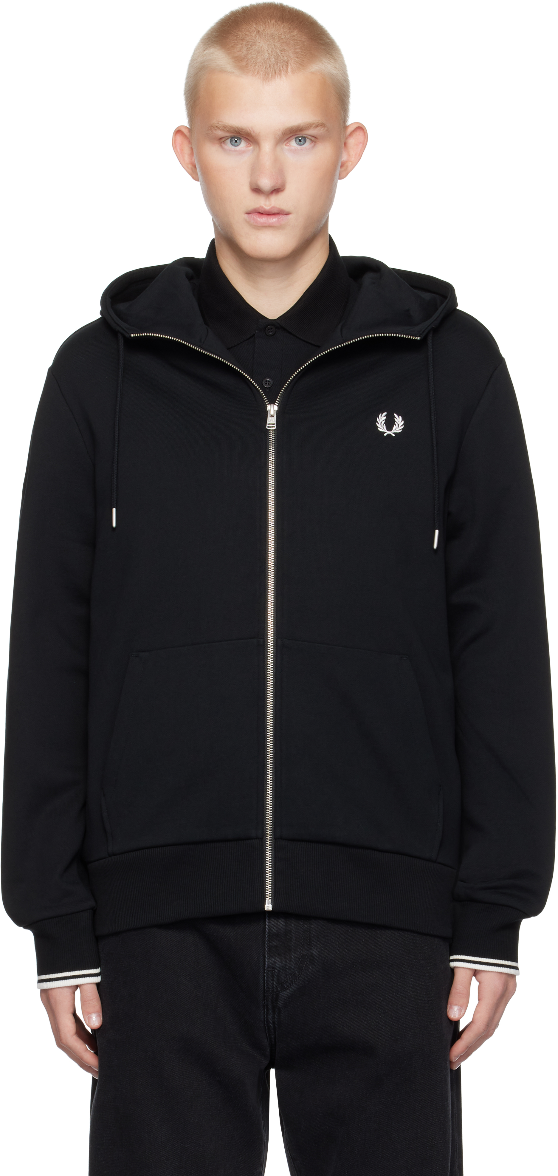 Black Zip Hoodie