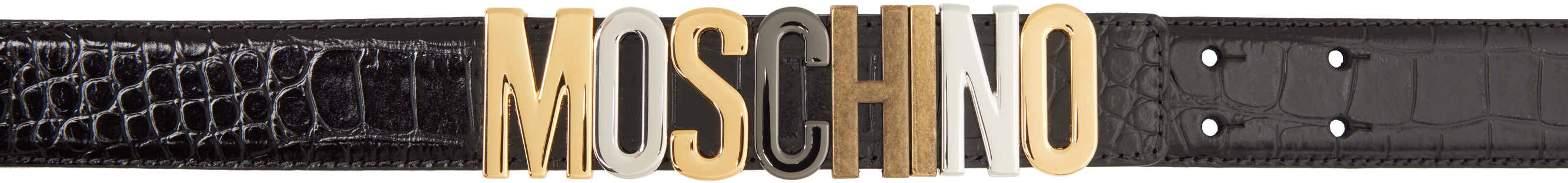【関税込み】Moschino ブラック St. Cocco ベルト Moschinoのブラック St. Cocco ベルトがセール中