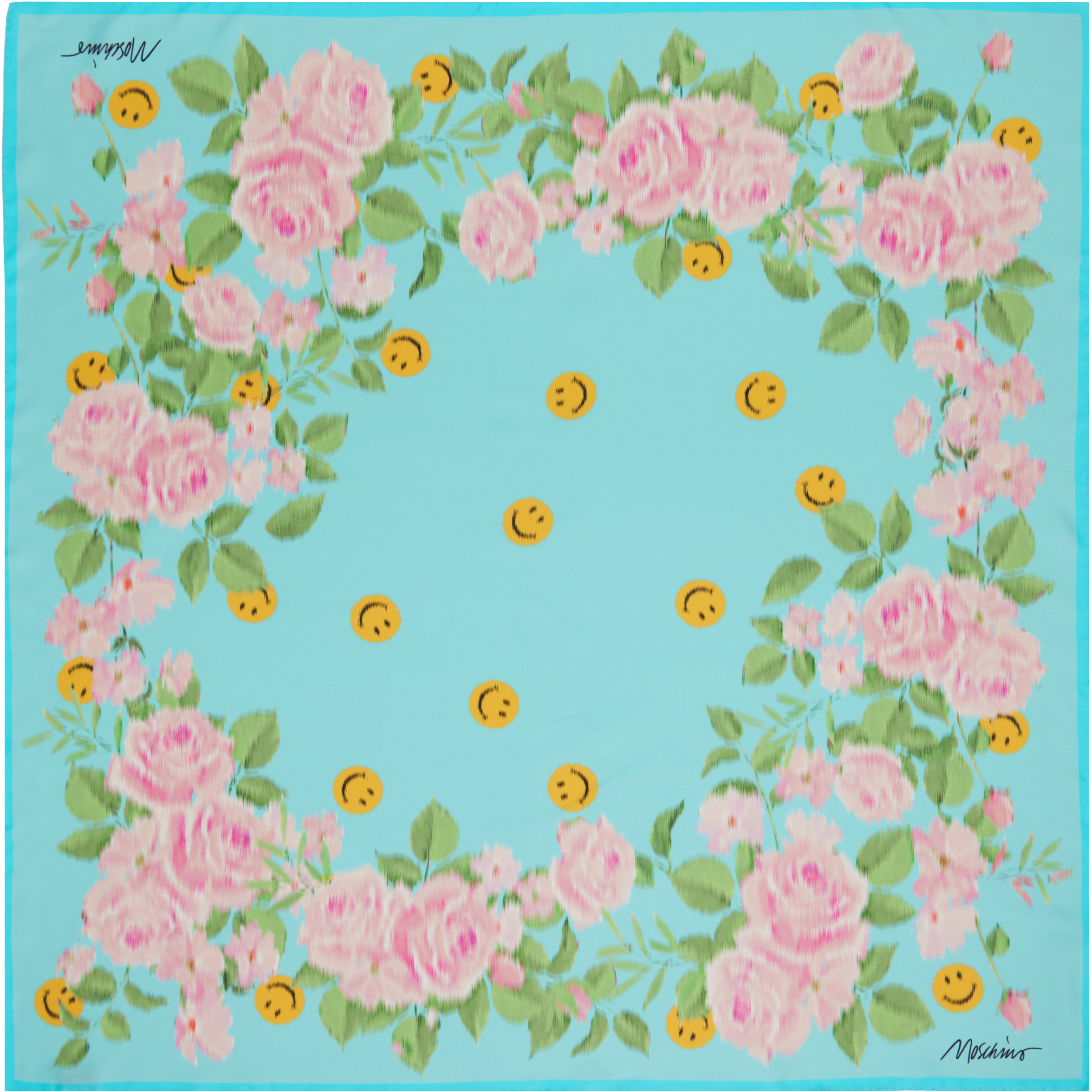 Multicolor Twill Seta Scarf