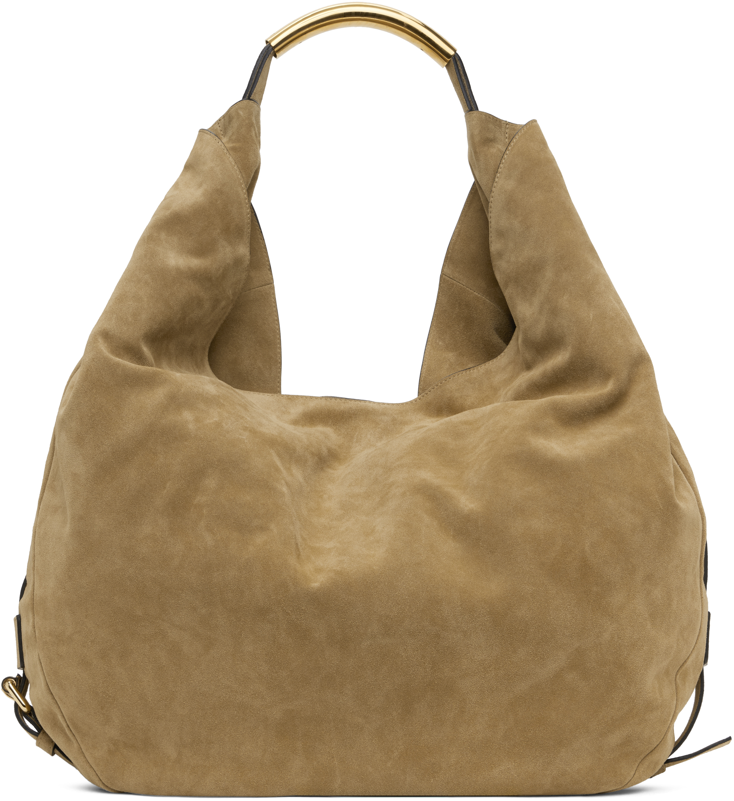 Beige 'Moschino Handle Me' Large Bag