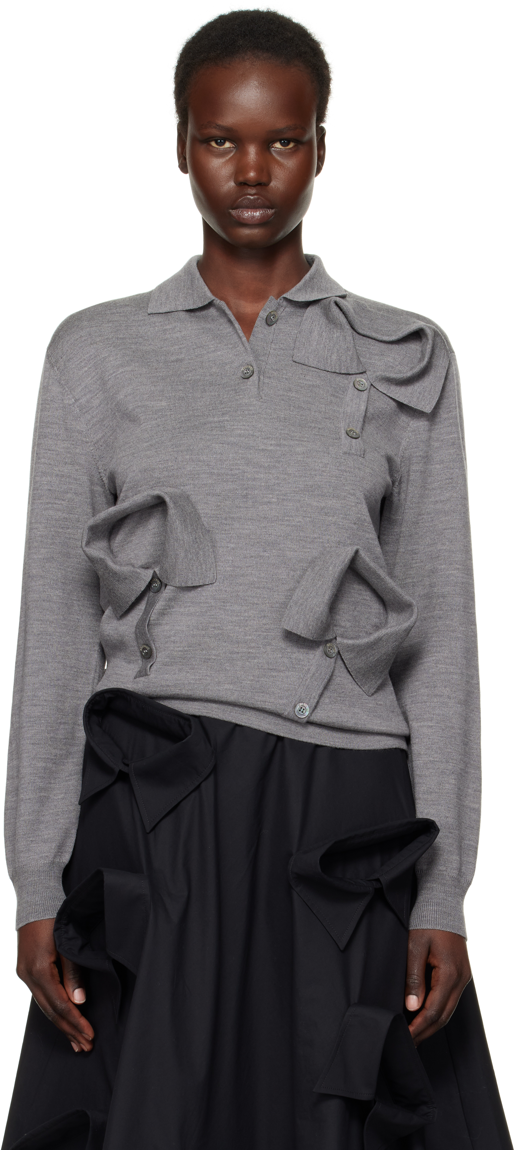 モスキーノ　ポロシャツ　ニット　ブラウス モスキーノポロシャツニットブラウス