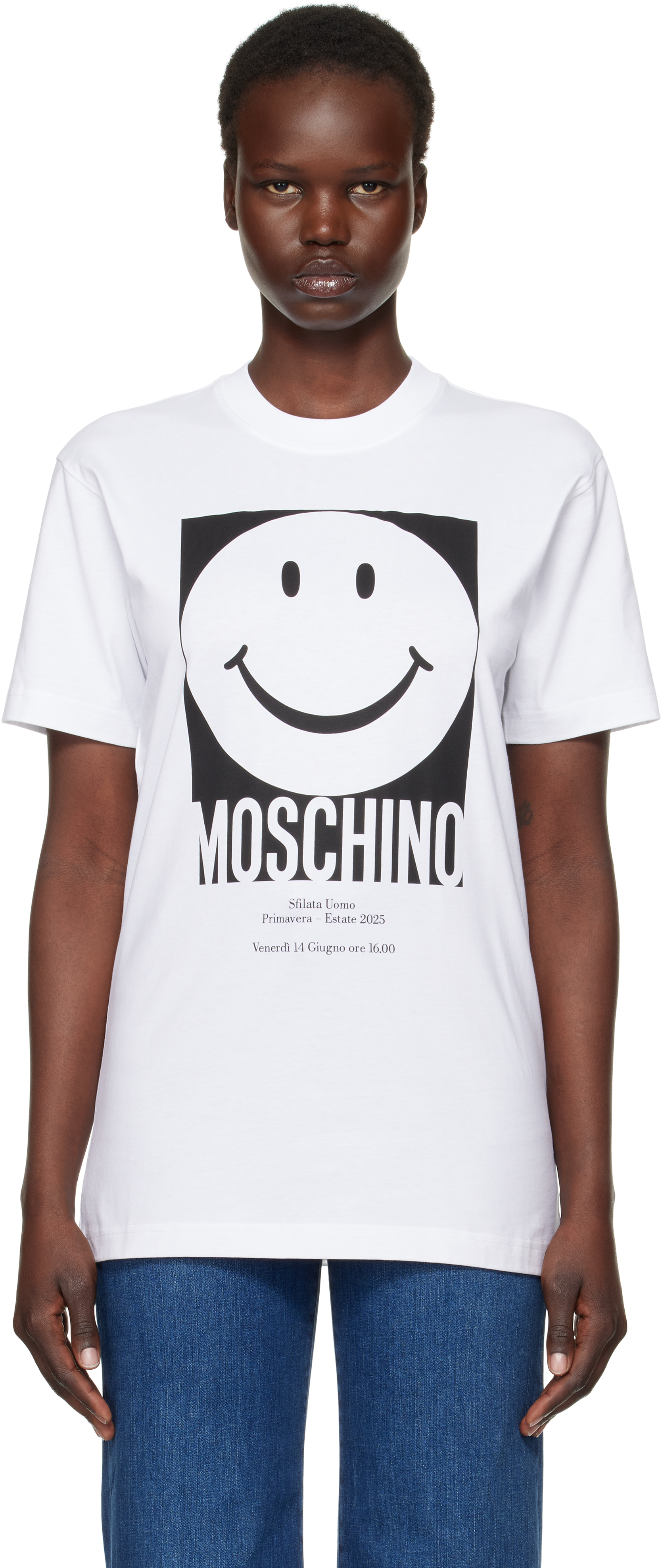 White Smiley T-shirt