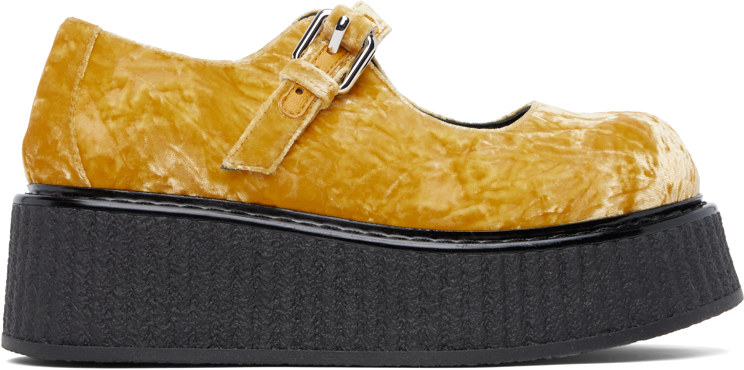 Moschino Yellow Olivia Loafers