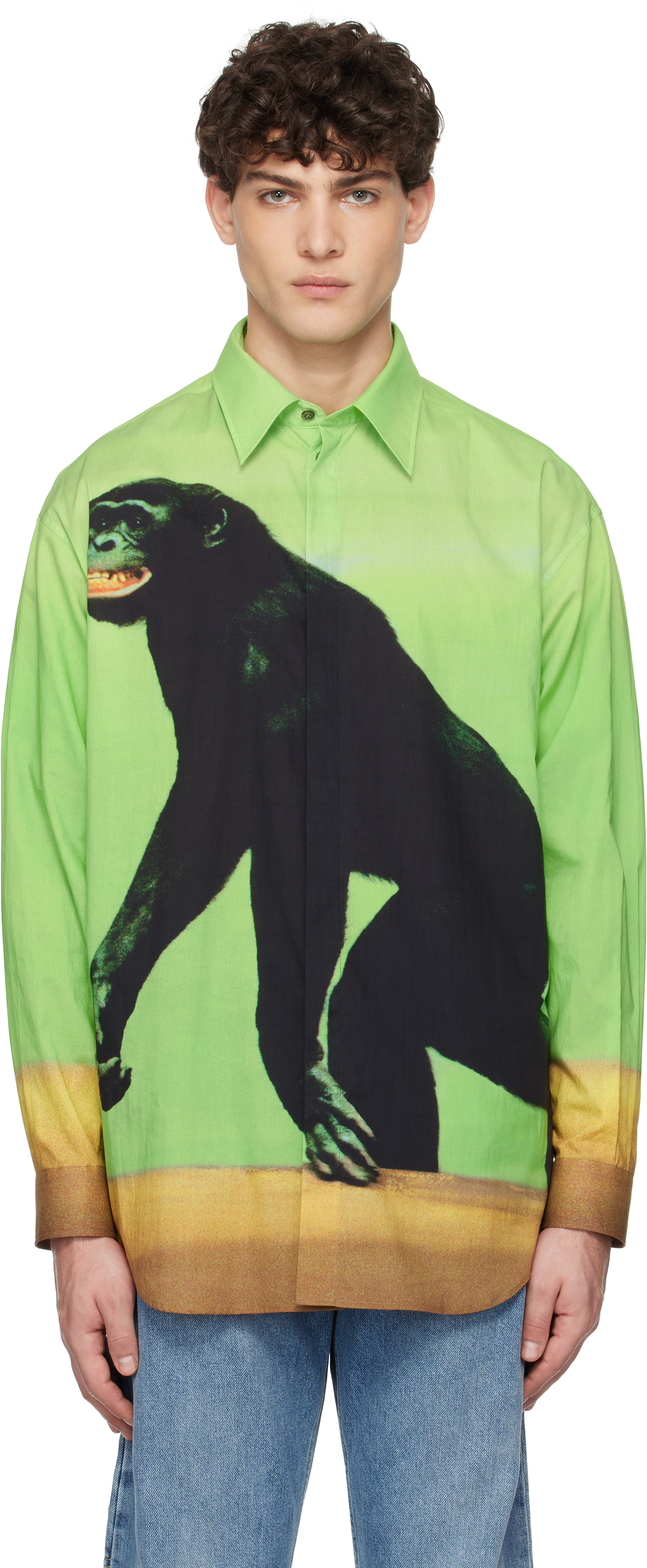 Green Chimpanzee Shirt