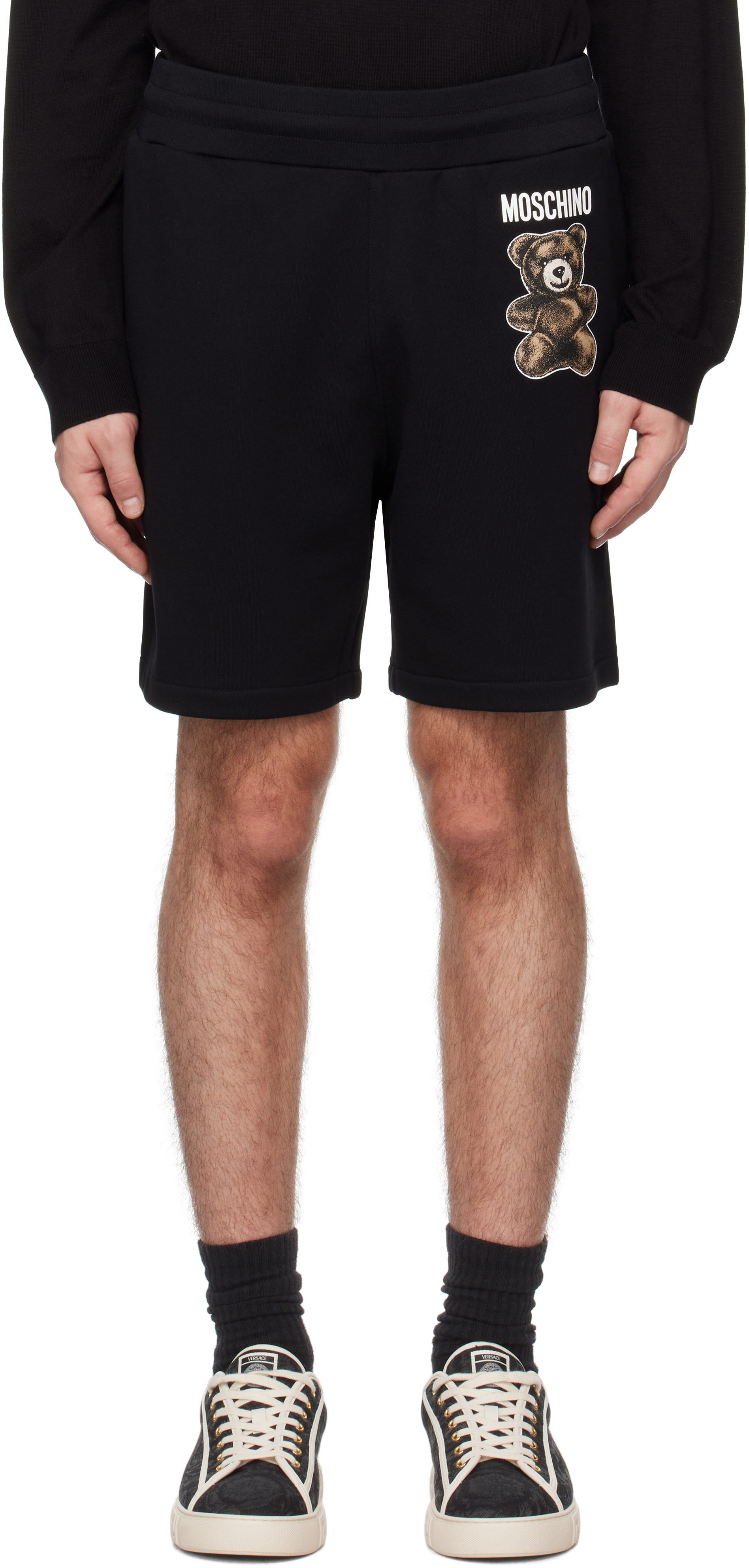 Black Teddy Bear Shorts