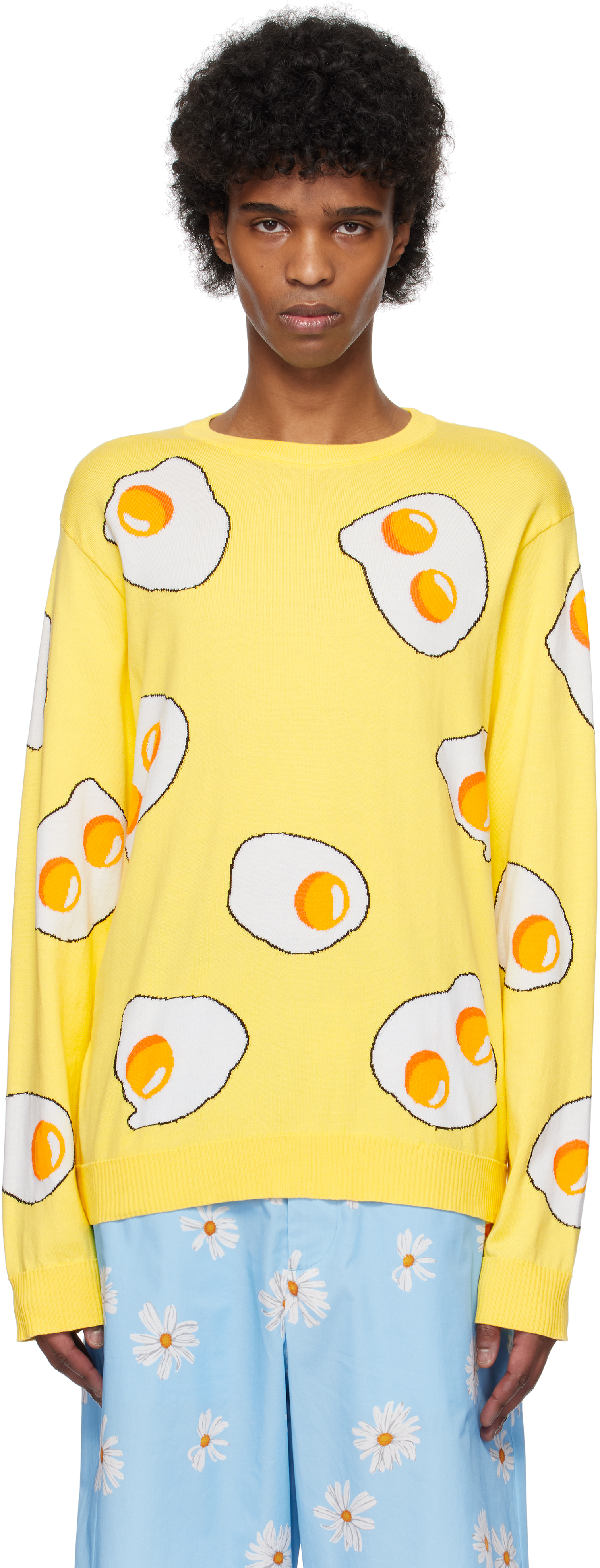 【関税込み】Moschino イエロー Eggs セーター 28571181_57953551_1000.jpg
