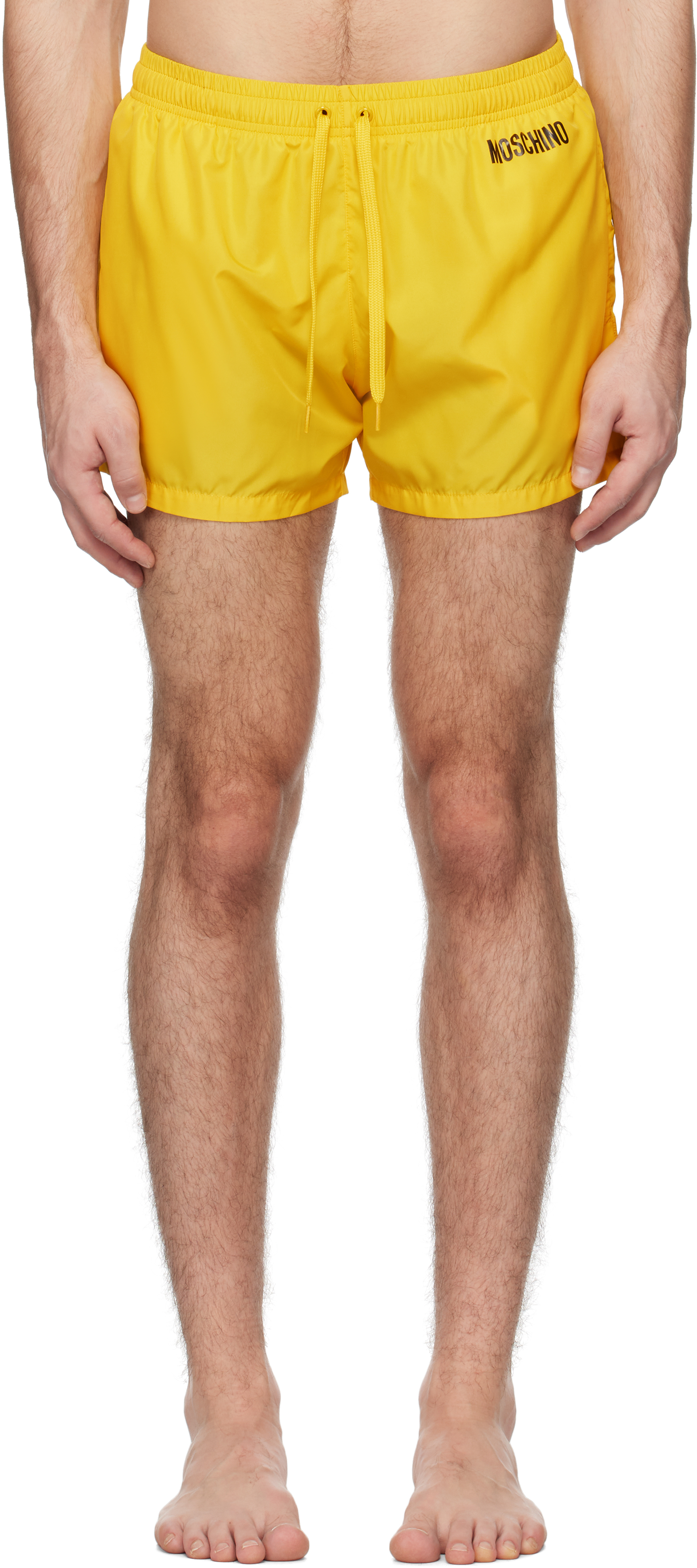 Yellow Smile Swim Shorts