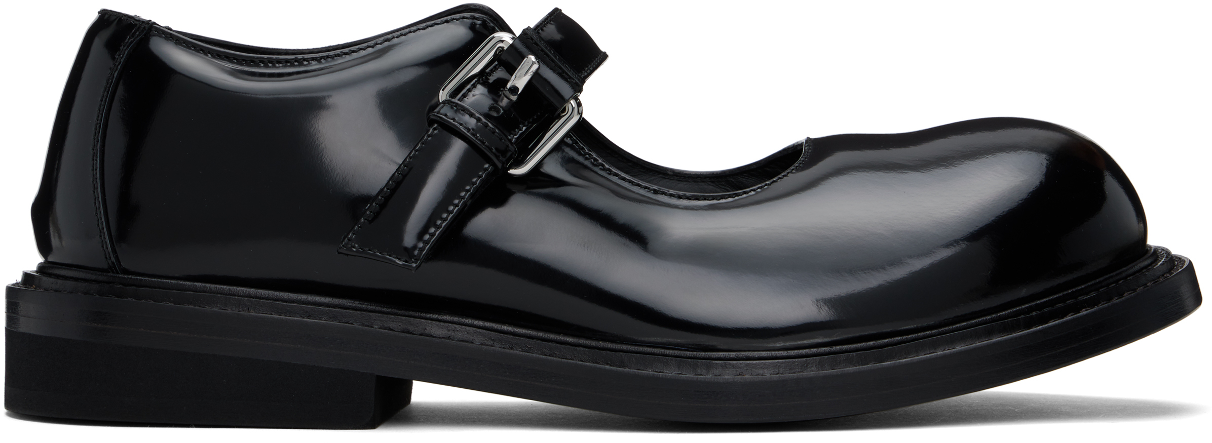 Black Mary Jane Oliver Loafers