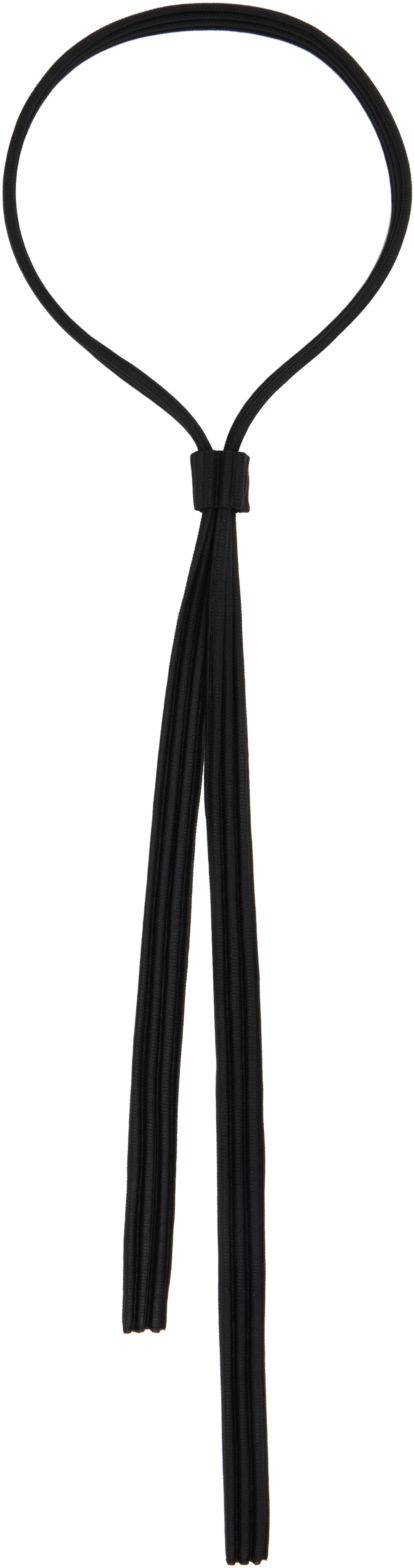 Homme Plisse Issey Miyake Zigzag Tie in Black | FWRD