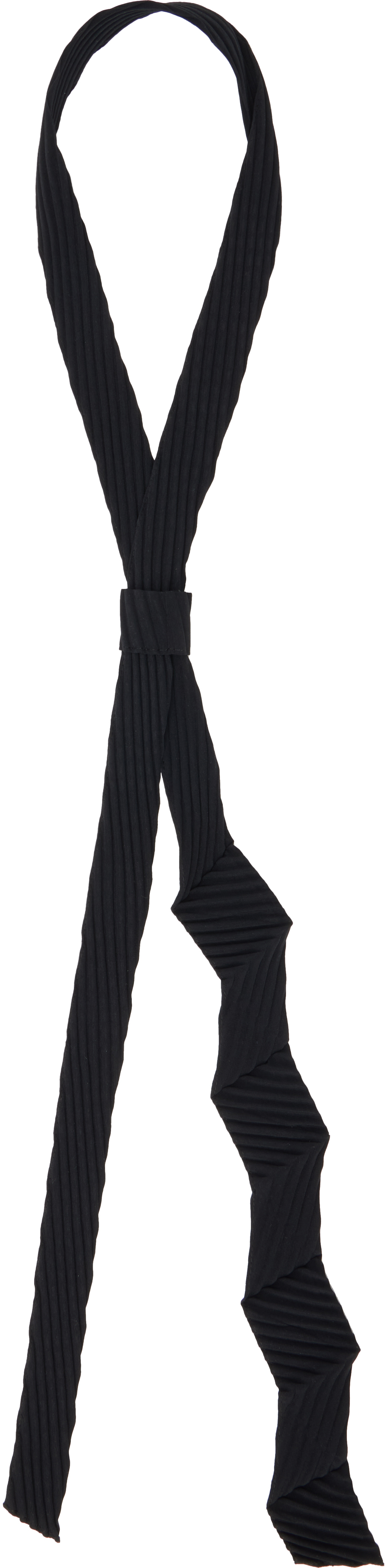 HOMME PLISSÉ ISSEY MIYAKE Black Zigzag Tie