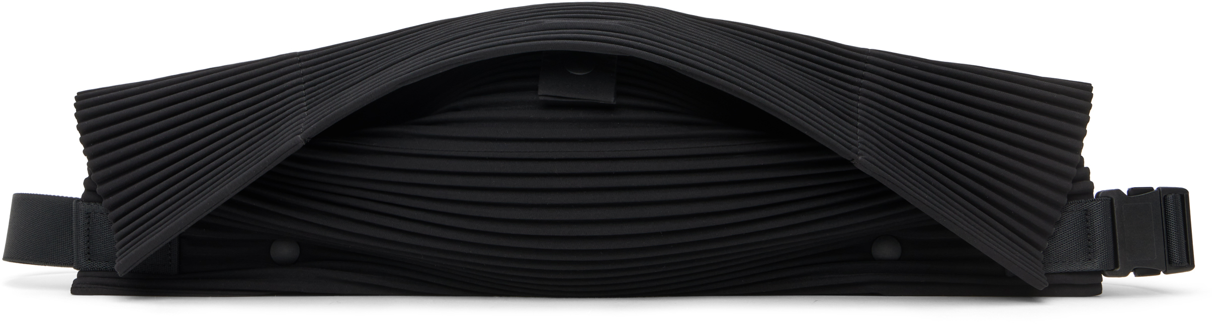 Homme Plisse Issey Miyake Pleats Flat Bag in Black | FWRD