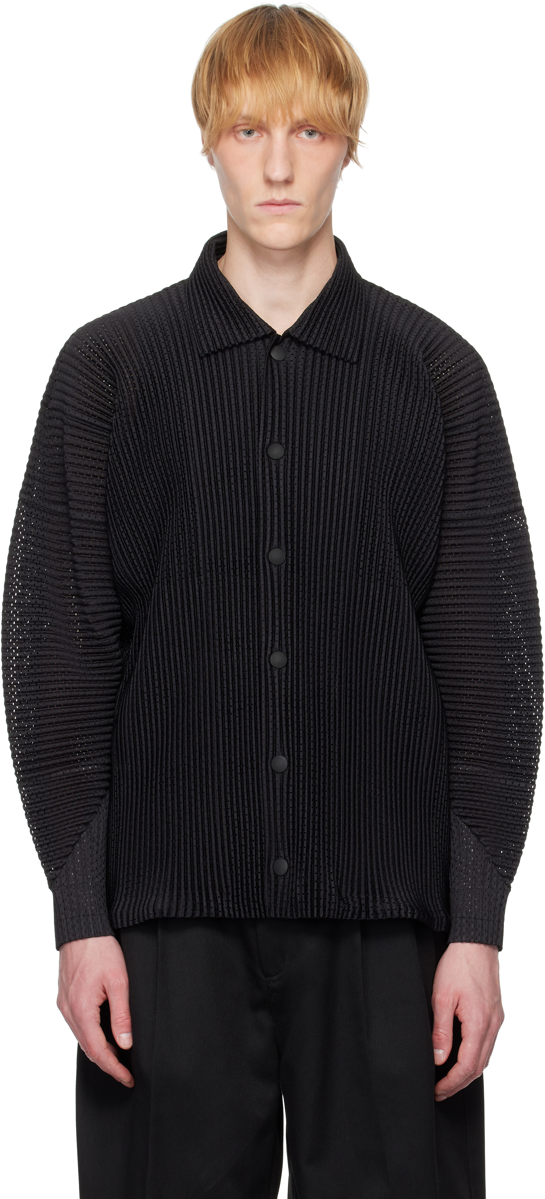Black Outer Mesh Jacket