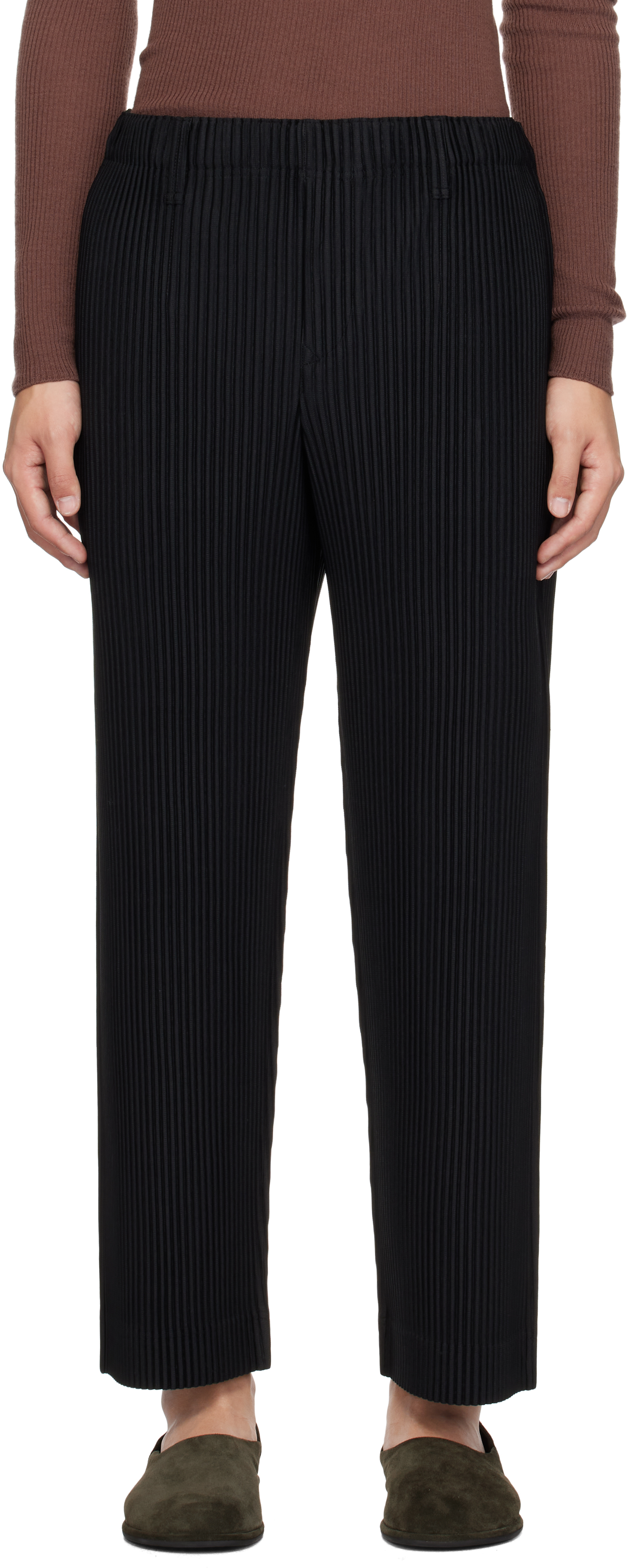 HOMME PLISSÉ ISSEY MIYAKE Red Tailored Pleats 2 Trousers