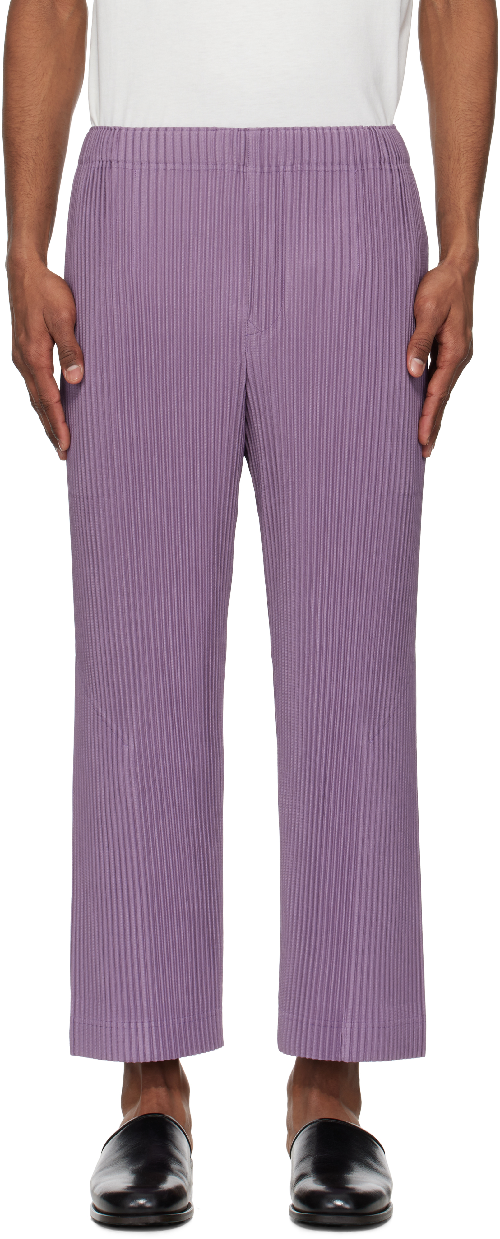 HOMME PLISSÉ ISSEY MIYAKE パープル　タートルネック HOMME PLISSÉ ISSEY MIYAKE: Purple Monthly Color April