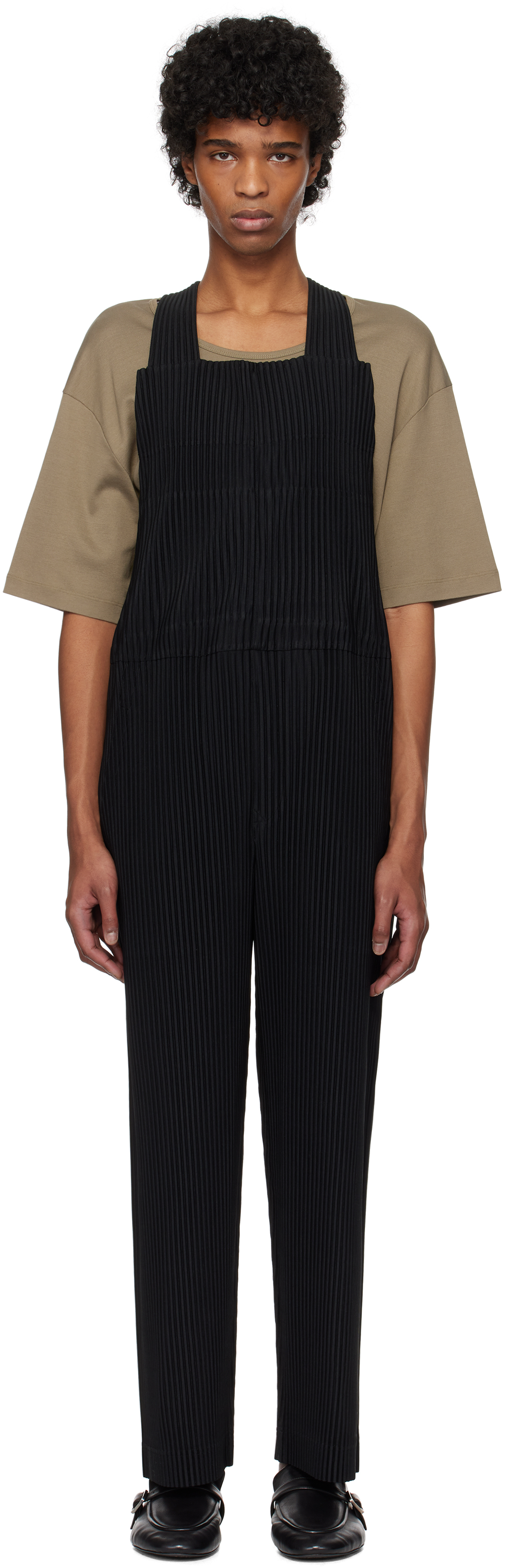 HOMME PLISSÉ ISSEY MIYAKE Black Pleats Bottoms 1 Jumpsuit