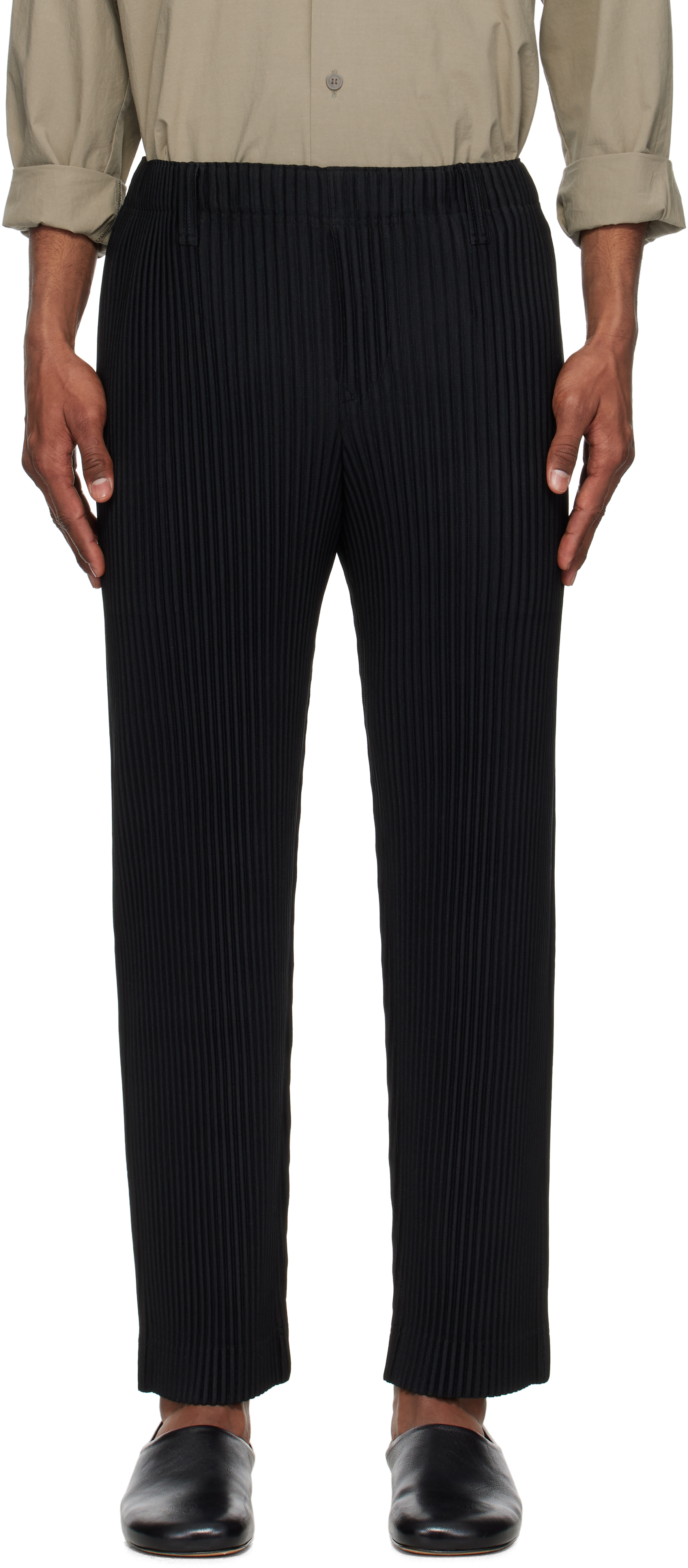 Black Basics Trousers