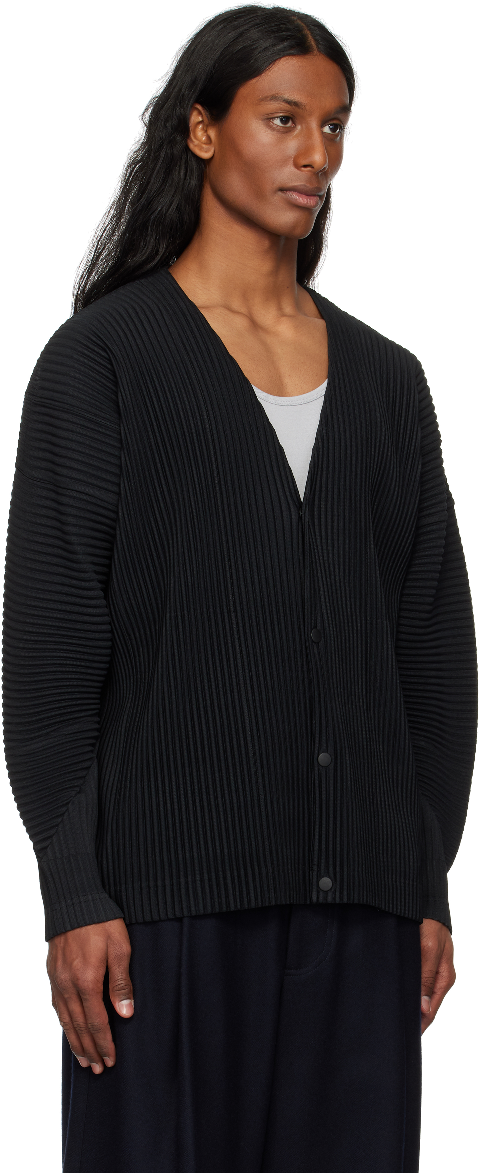 Issey Miyake Black Monthly Color April Cardigan
