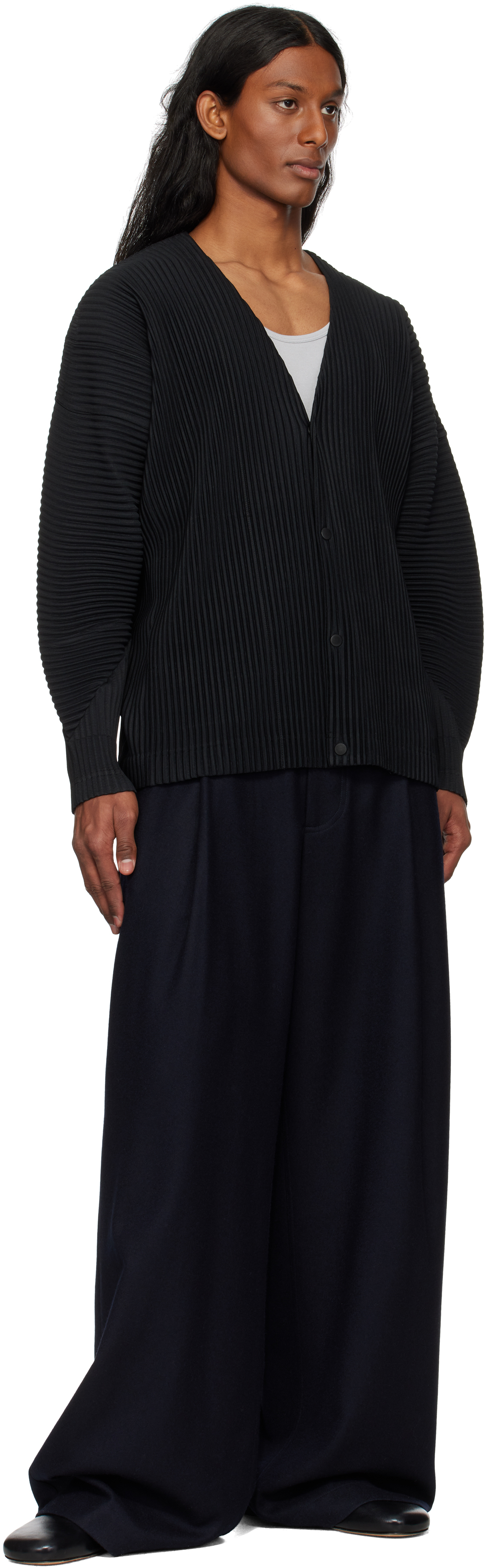 Issey Miyake Black Monthly Color April Cardigan