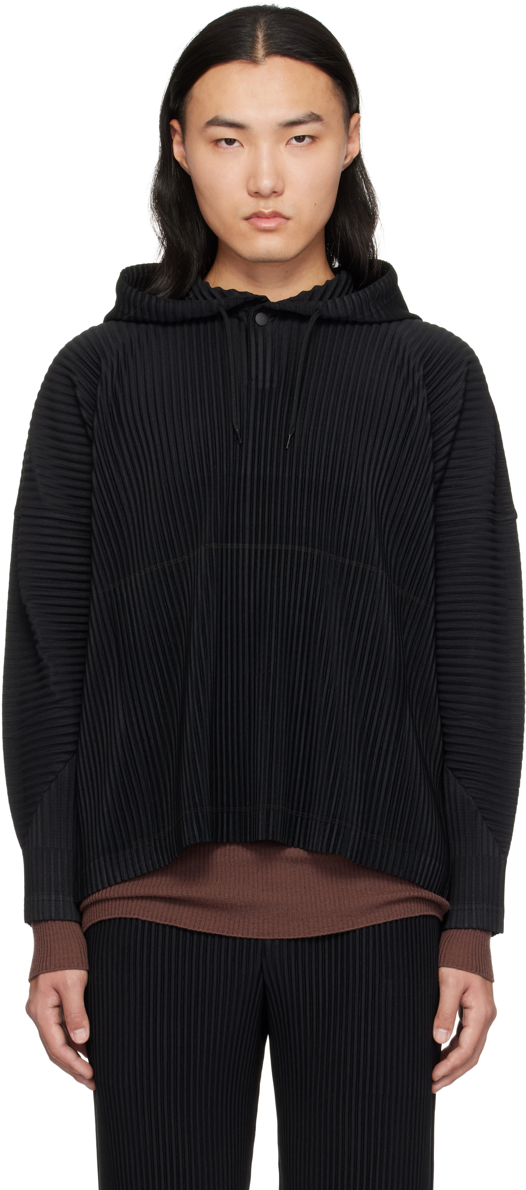 HOMME PLISSÉ ISSEY MIYAKE Black Monthly Color December Hoodie