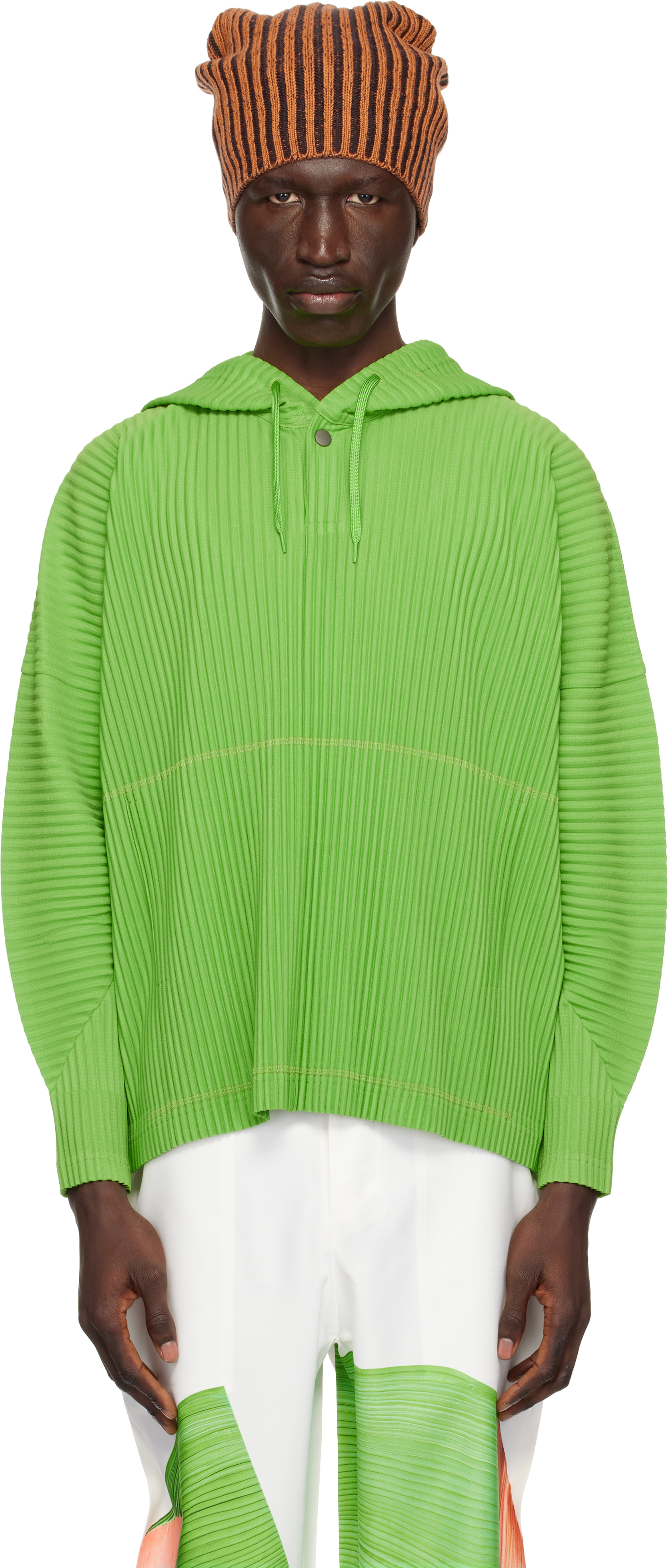 HOMME PLISSÉ ISSEY MIYAKE: Green Ronan Bouroullec Edition RB_Color 