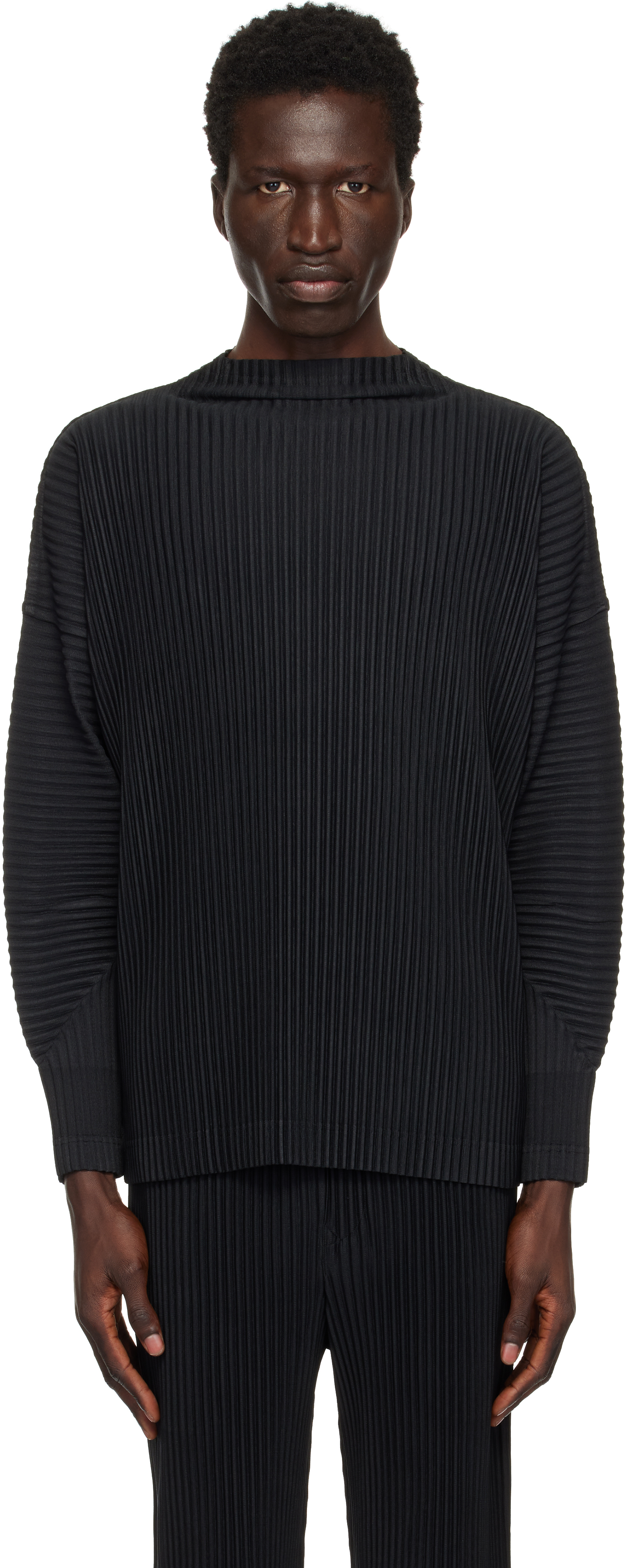 HOMME PLISSE MONTHLY COLOR NOVEMBER ブラック