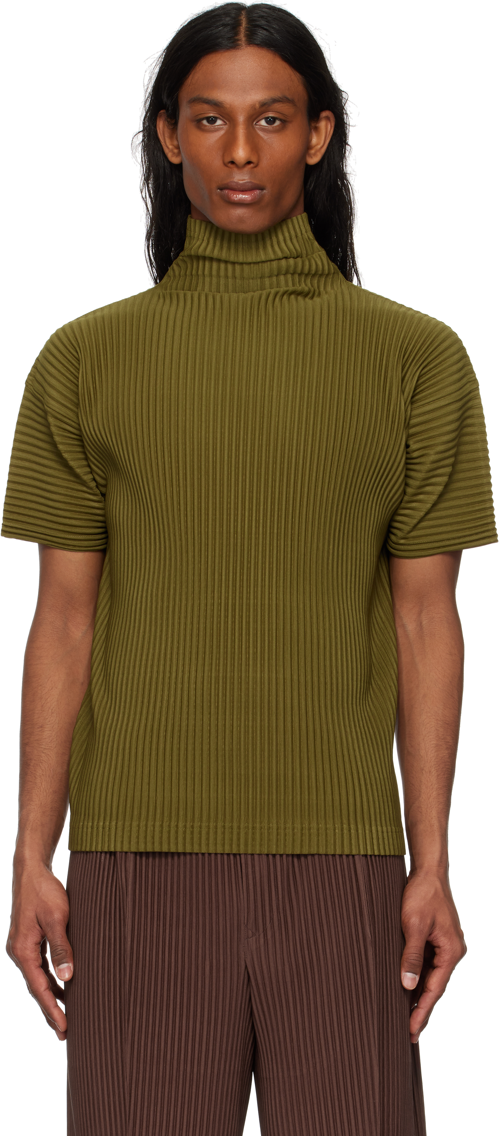 HOMME PLISSÉ ISSEY MIYAKE Blue Color Pleats T-shirt