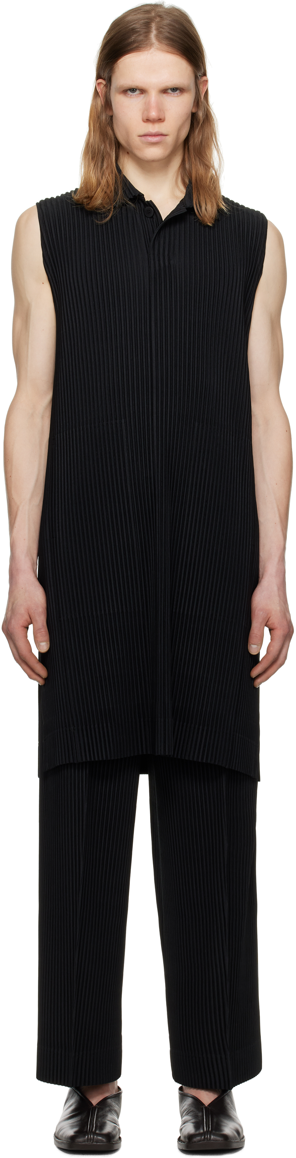 HOMME PLISSÉ ISSEY MIYAKE Brown Monthly Color February Polo