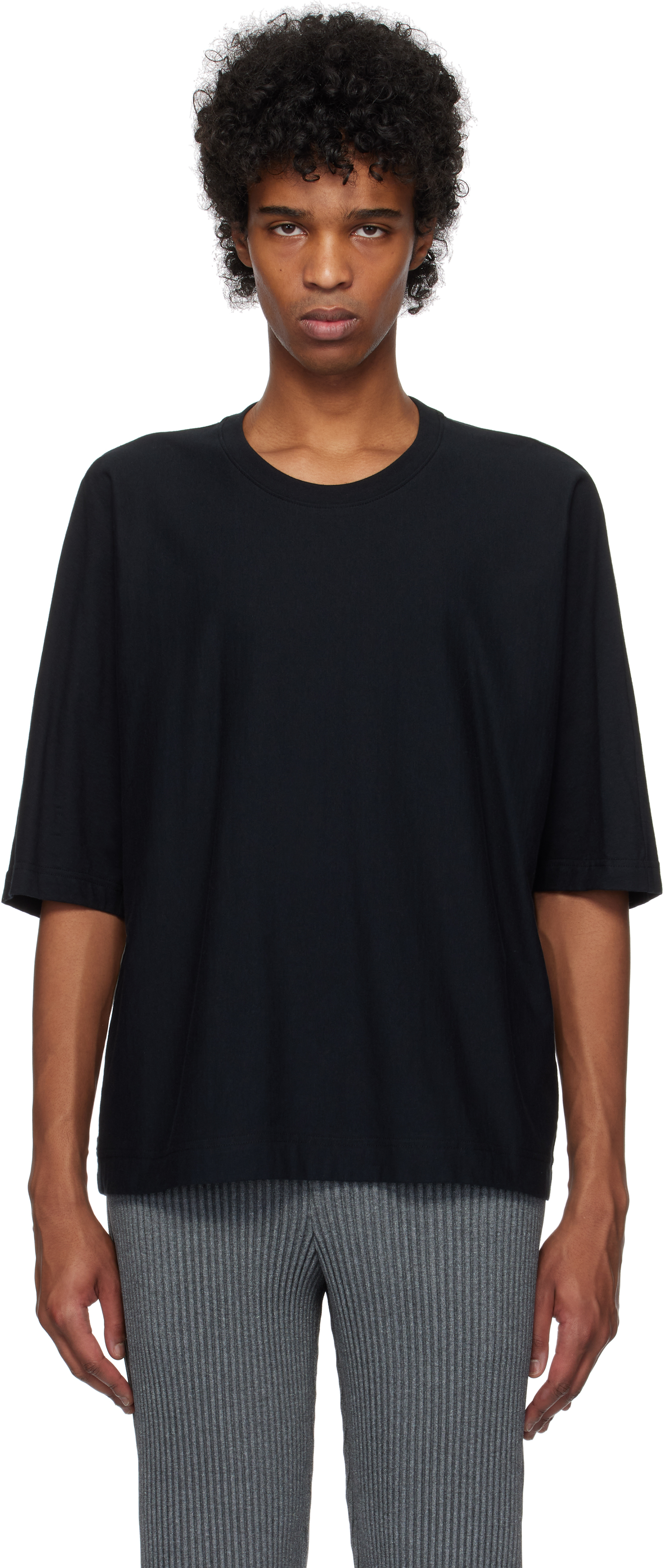 HOMME PLISSÉ ISSEY MIYAKE Black Release-T Basic T-shirt