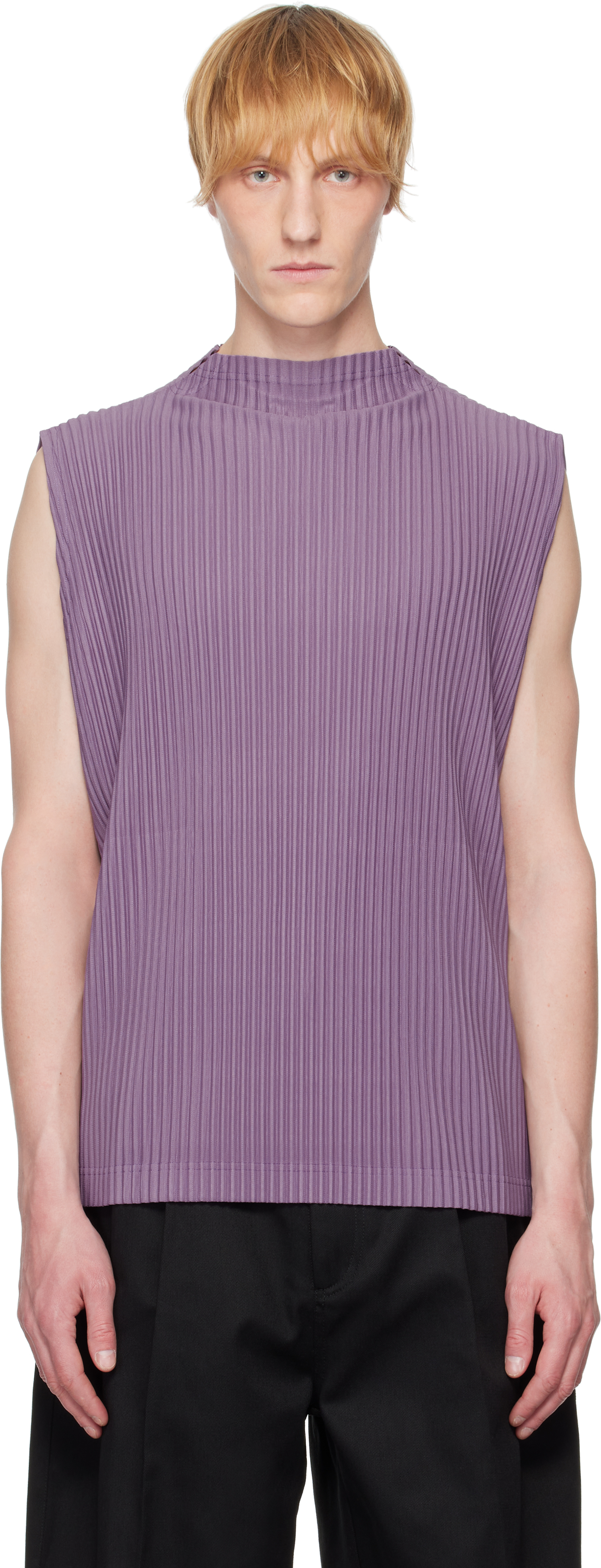 HOMME PLISSÉ ISSEY MIYAKE Black Monthly Color April Tank Top