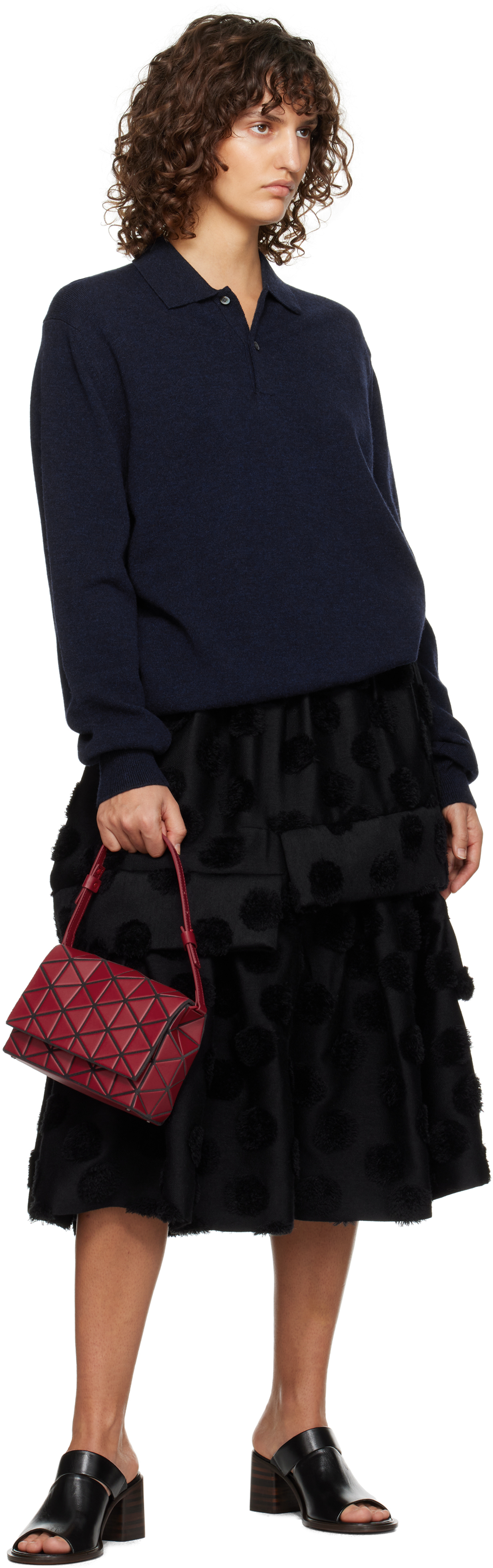 Bao Bao Issey Miyake Red Fossette Bag In 24 Red