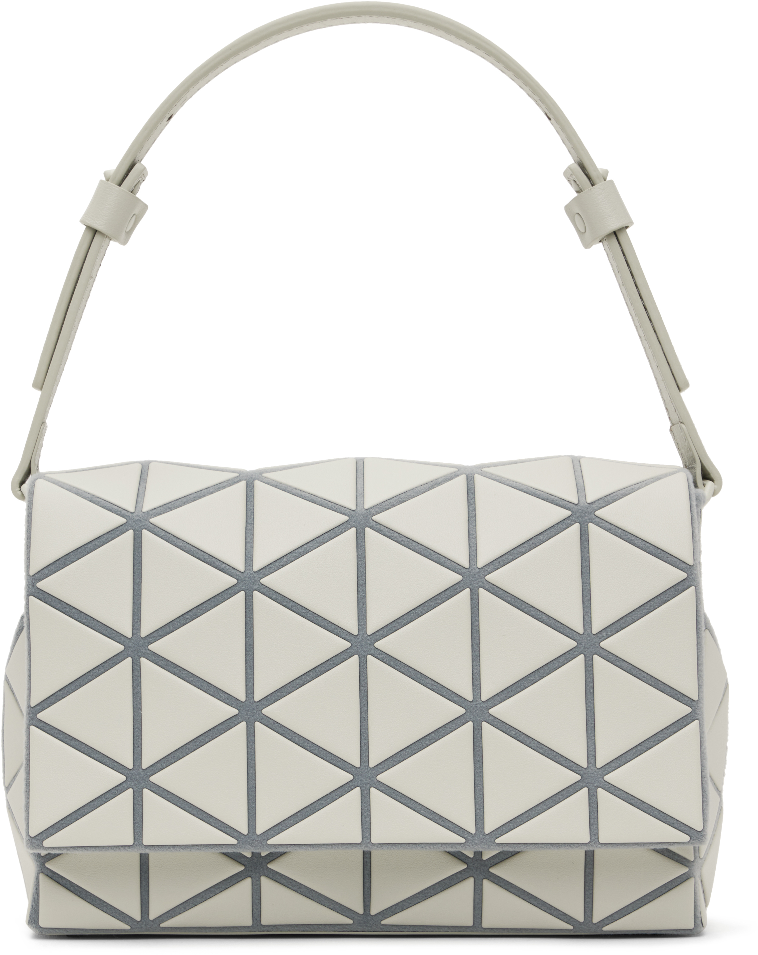 Bao Bao Issey Miyake Off-white Fossette Bag In Gray