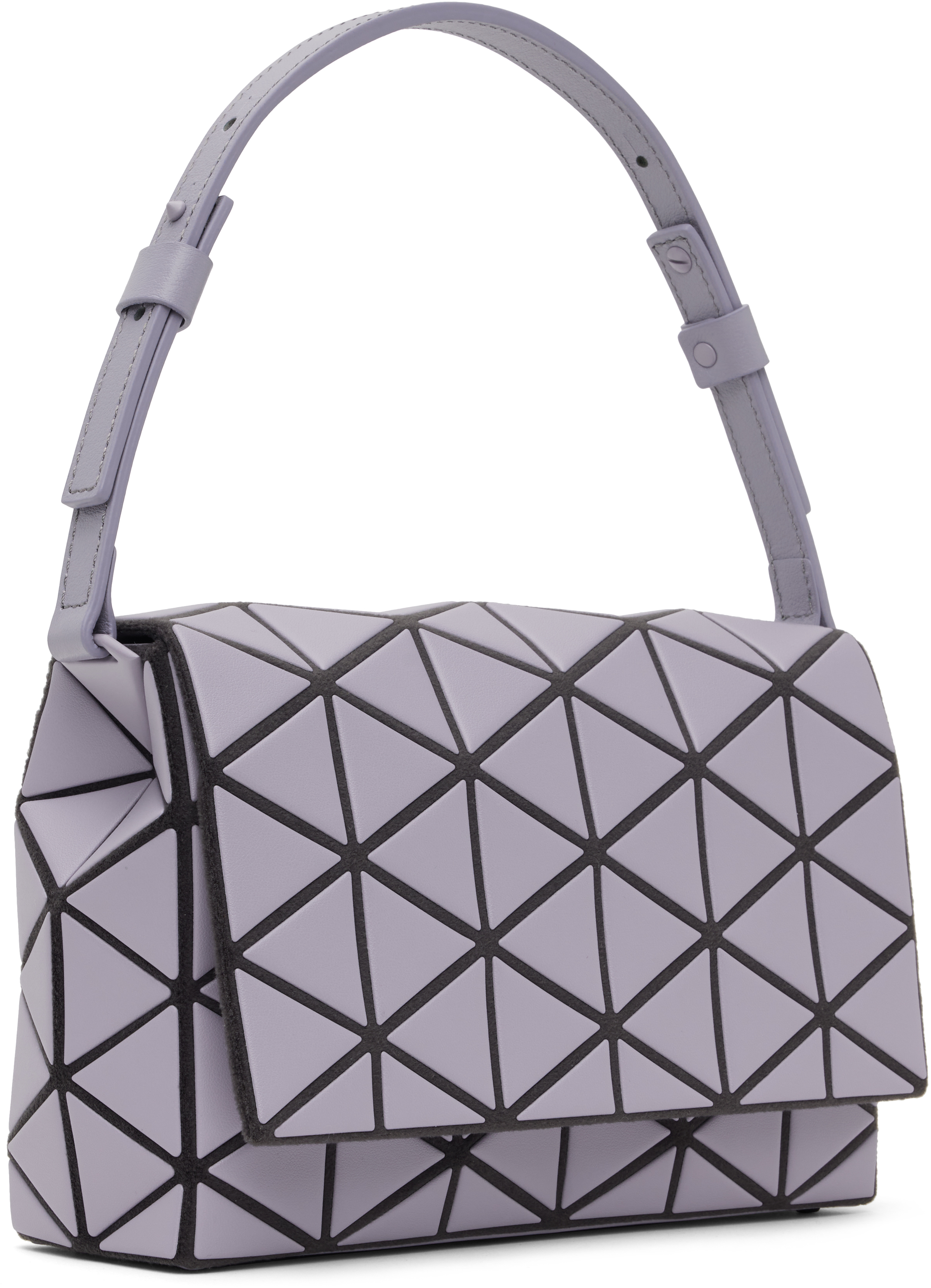 Bao Bao Issey Miyake Purple Fossette Bag In 80 Lt.lavender